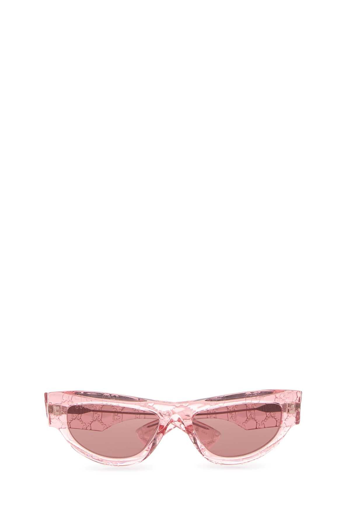 Gucci Pink Acetate Sunglasses Size ONE SIZE - 2 Thumbnail
