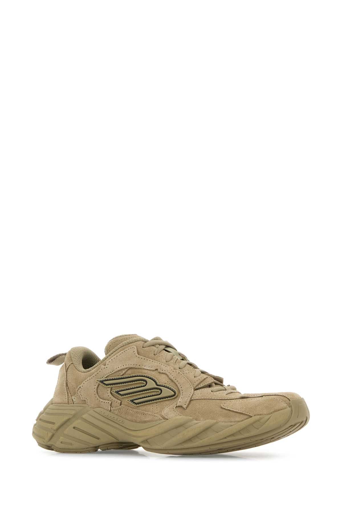 Balenciaga Beige Suede Monday Sneakers Size US 9 / EU 42 - 2 Thumbnail