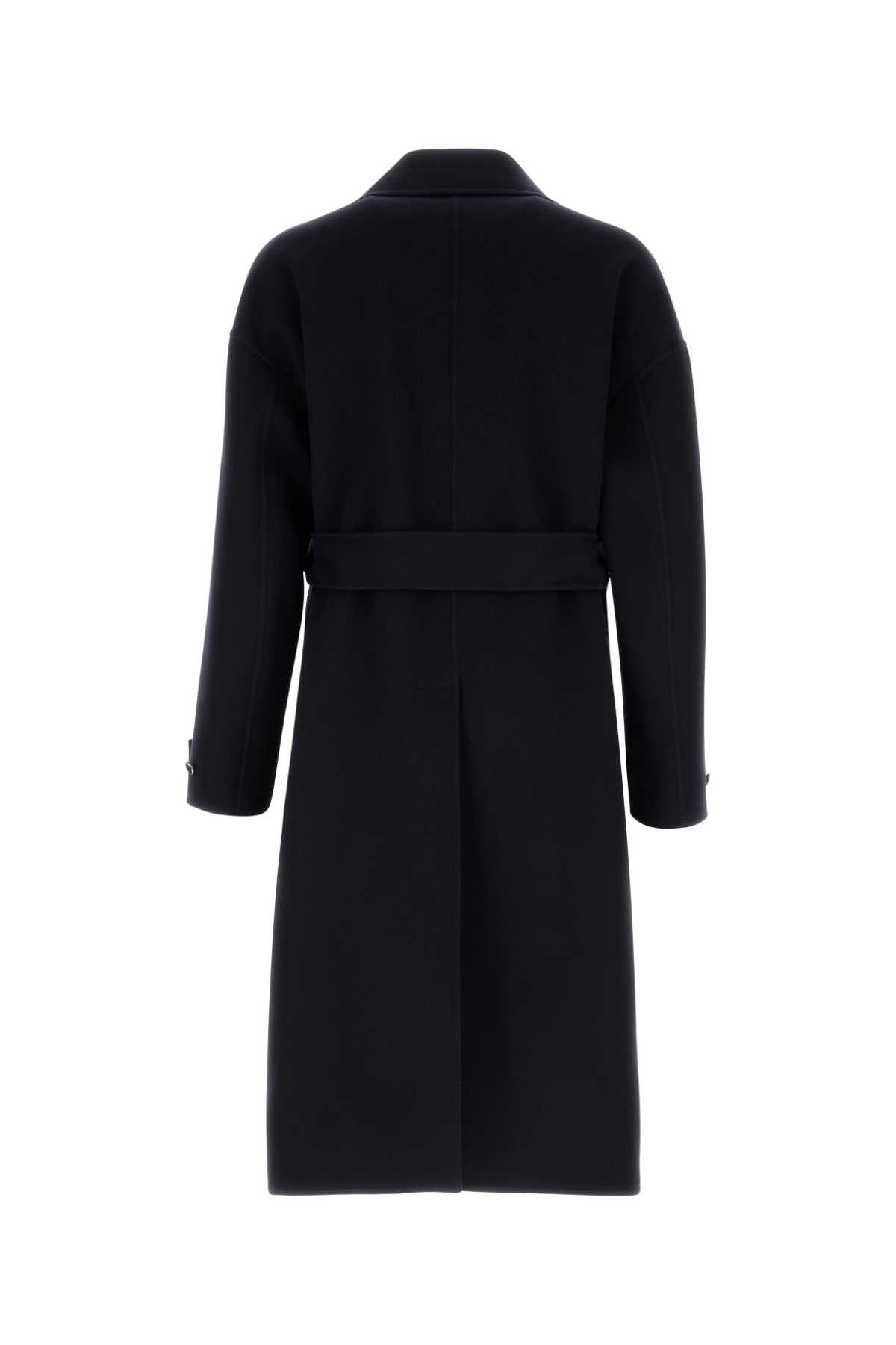 Gucci Midnight Blue Wool Blend Coat Size US L / EU 52-54 / 3 - 2 Thumbnail