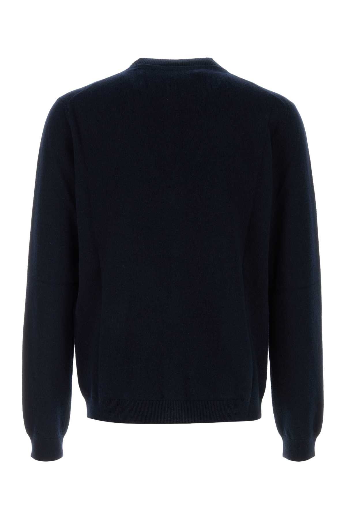 Gucci Midnight Blue Cashmere Cardigan Size US L / EU 52-54 / 3 - 2 Thumbnail