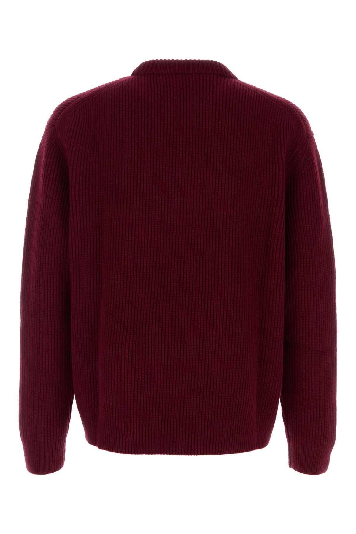 Gucci Burgundy Wool Blend Sweater Size US XL / EU 56 / 4 - 2 Thumbnail