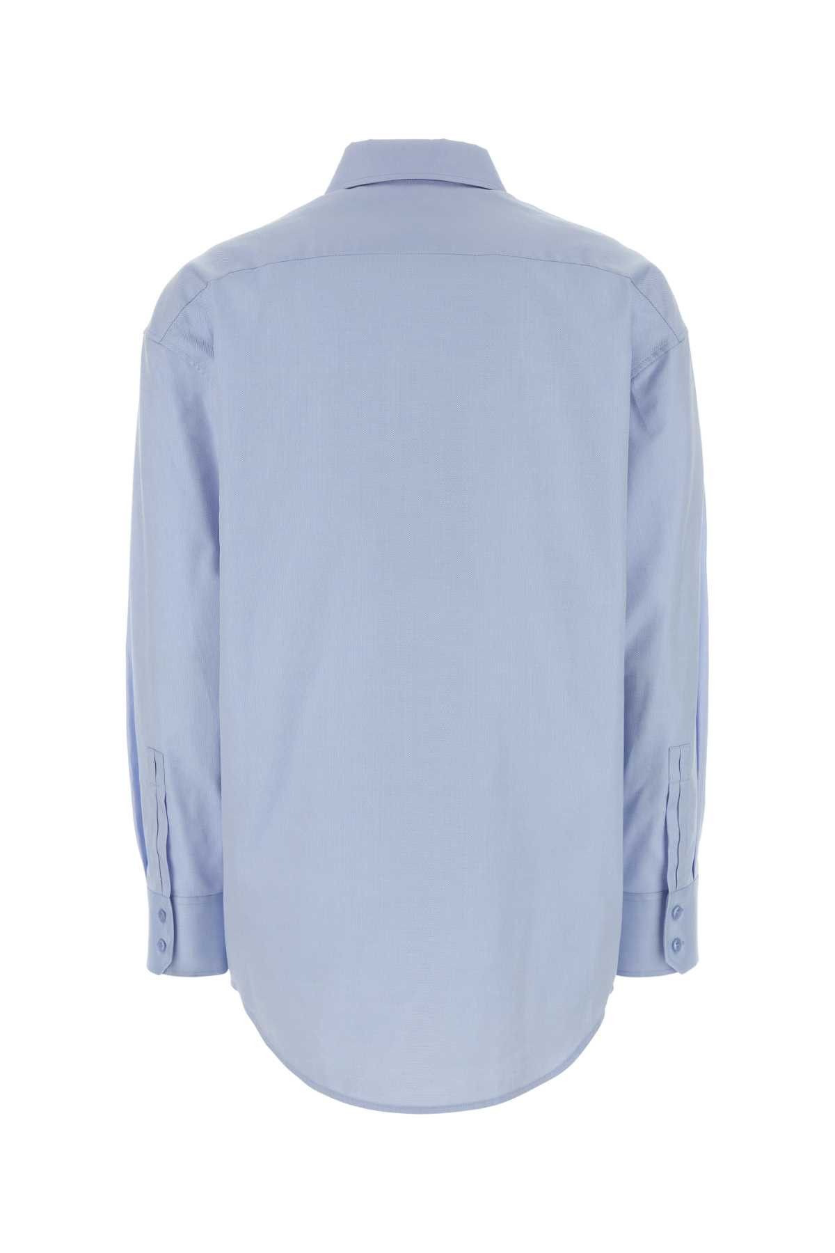 Saint Laurent Paris Powder Blue Oxford Shirt Size L / US 10 / IT 46 - 2 Thumbnail