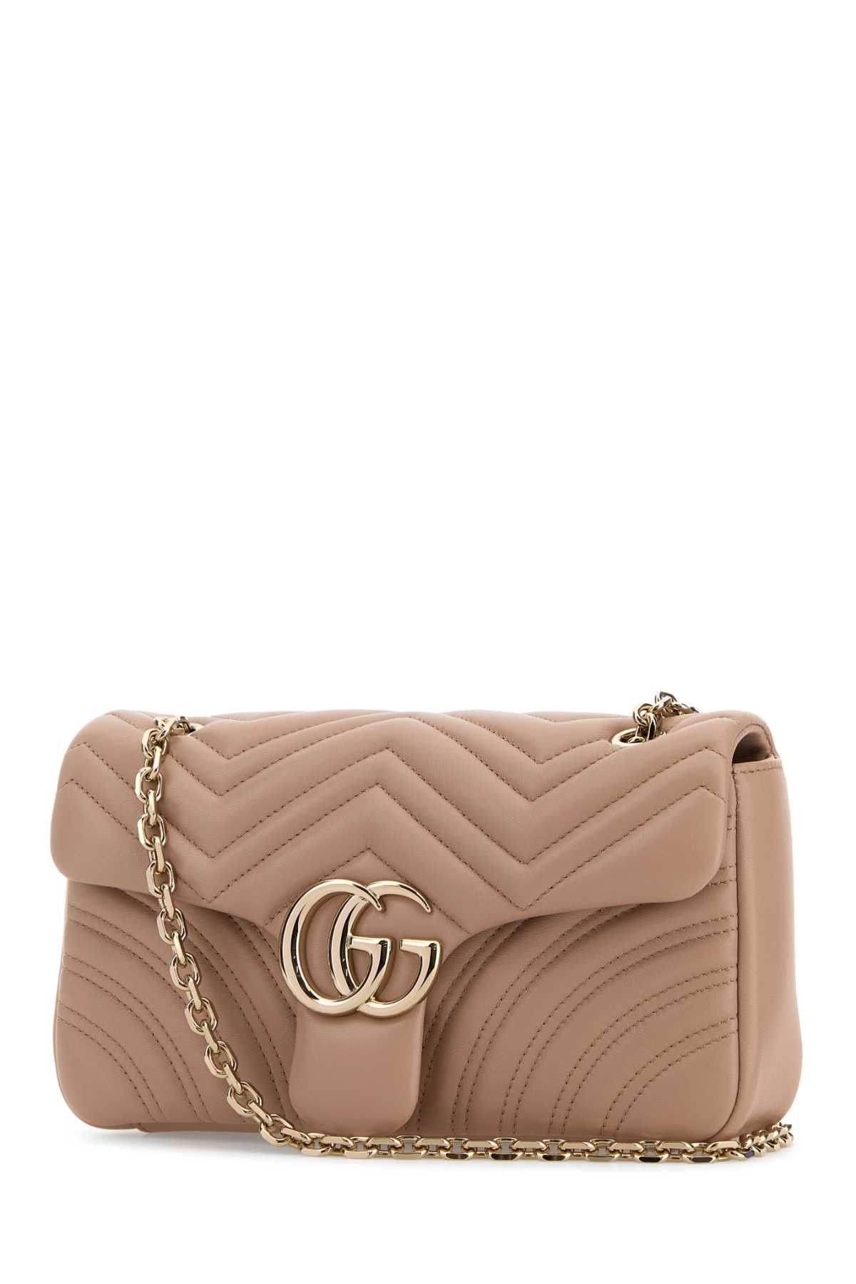 Gucci Powder Pink Nappa Leather Medium Gg Marmont Shoulder Bag Size ONE SIZE - 2 Thumbnail