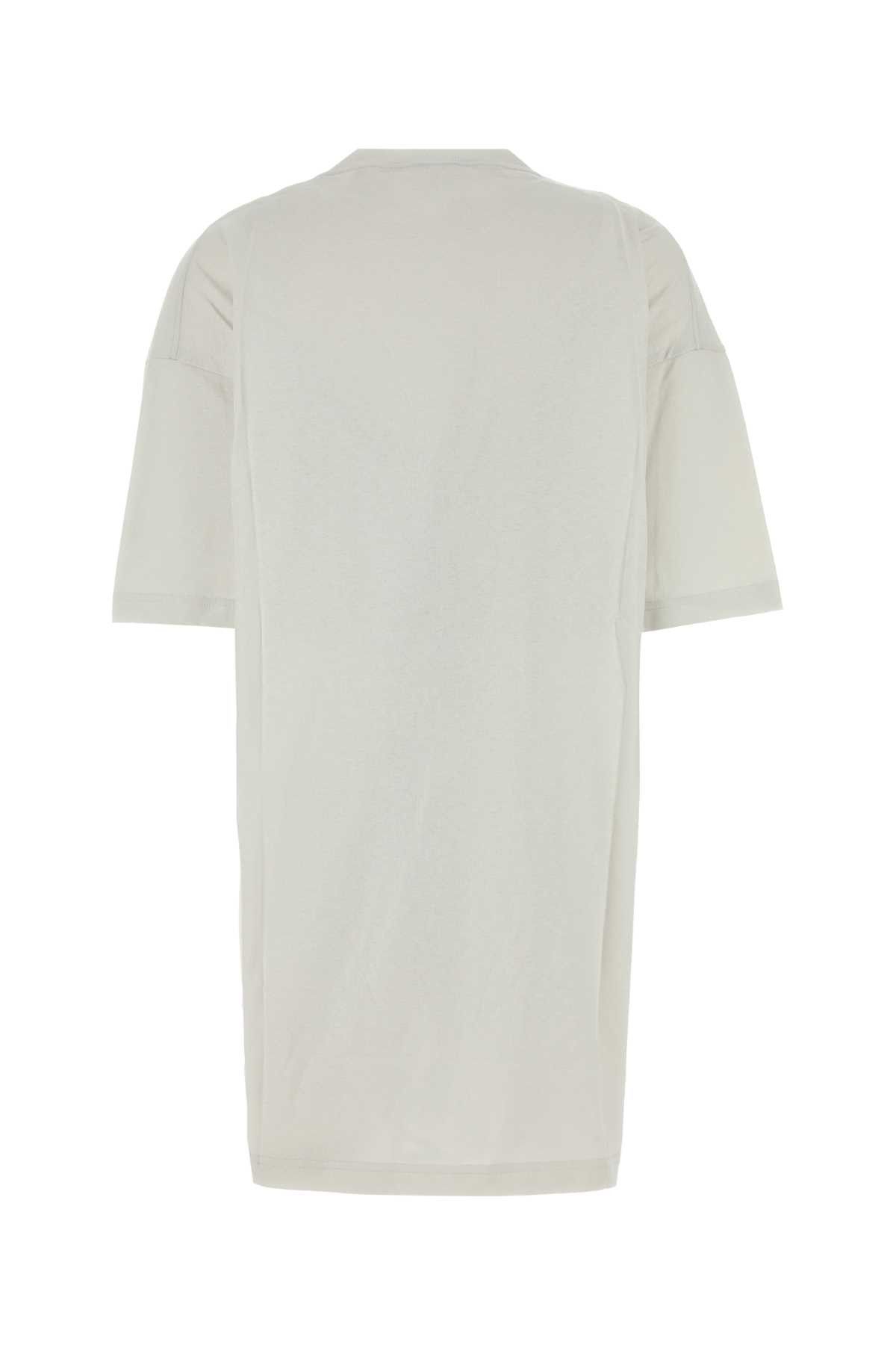 Balenciaga Light Grey Cotton T-Shirt Dress Size M / US 6-8 / IT 42-44 - 2 Thumbnail