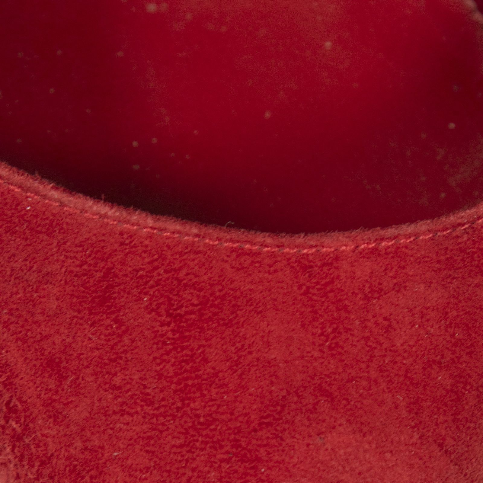 Gianvito Rossi Red Suede Point-Toe Pumps Size US 7 / IT 37 - 5 Thumbnail