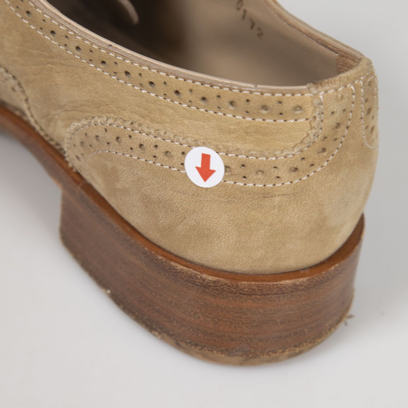 Louis Vuitton Beige Suede Leather Brogues Size US 7 / IT 37 - 6 Thumbnail