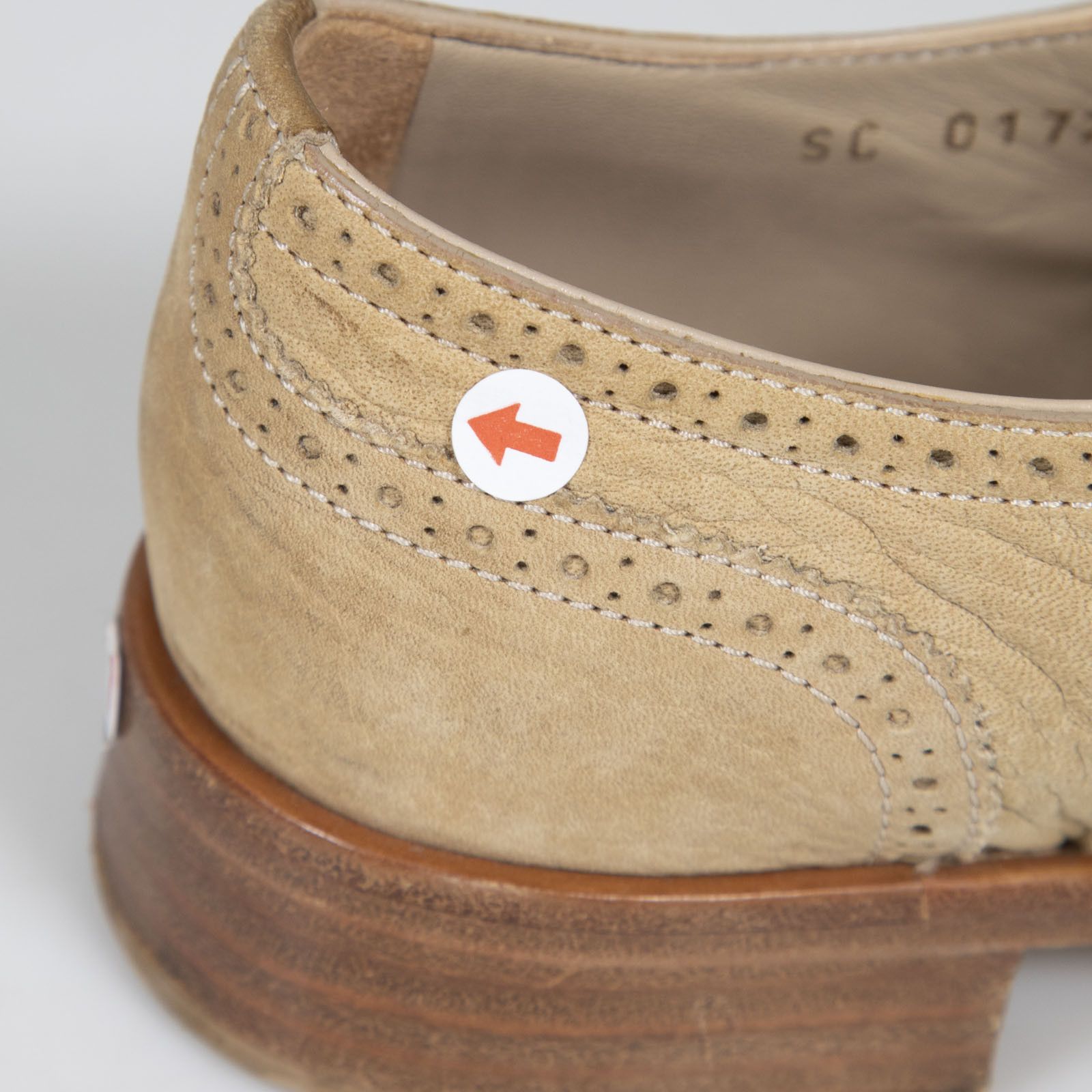 Louis Vuitton Beige Suede Leather Brogues Size US 7 / IT 37 - 8 Thumbnail