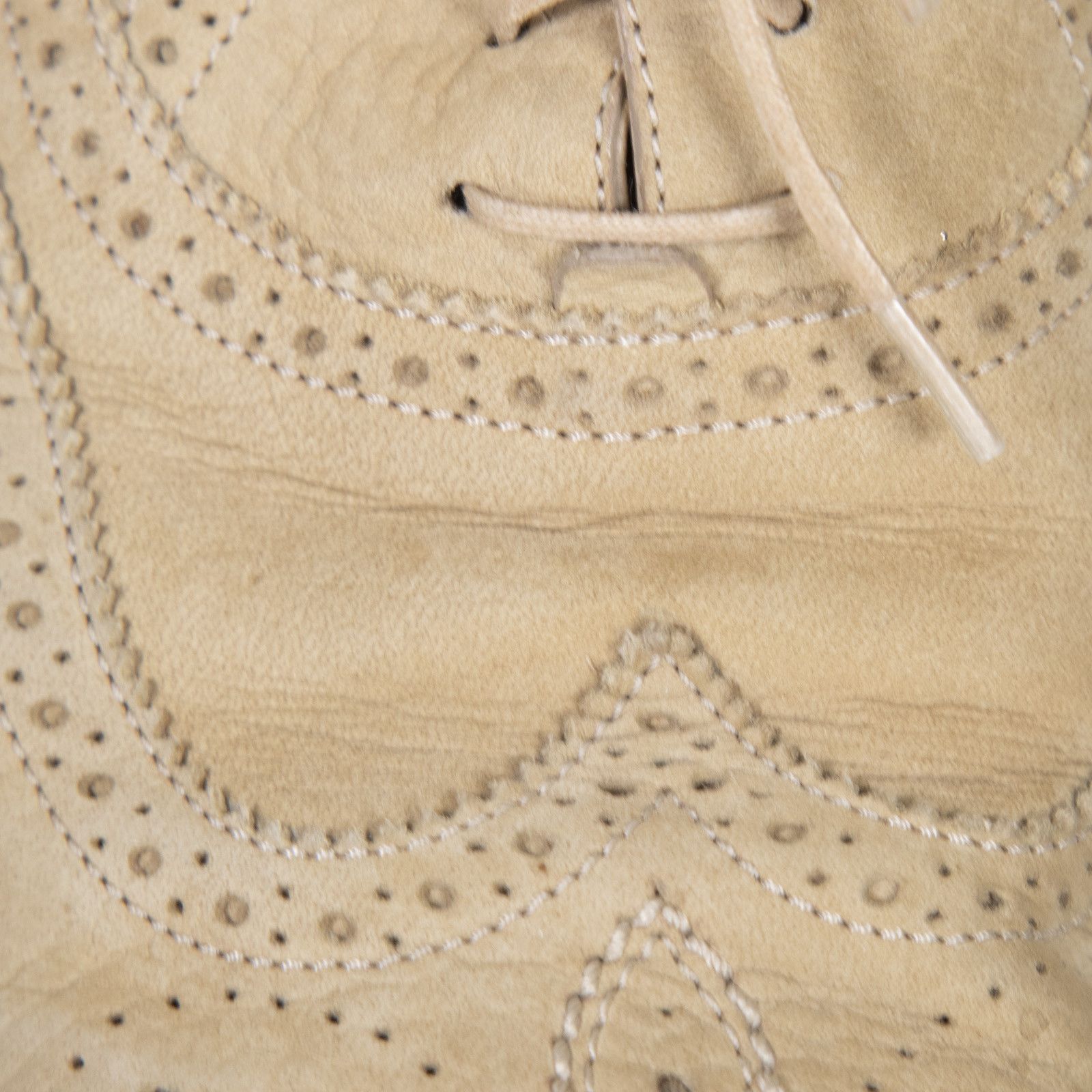 Louis Vuitton Beige Suede Leather Brogues Size US 7 / IT 37 - 5 Thumbnail