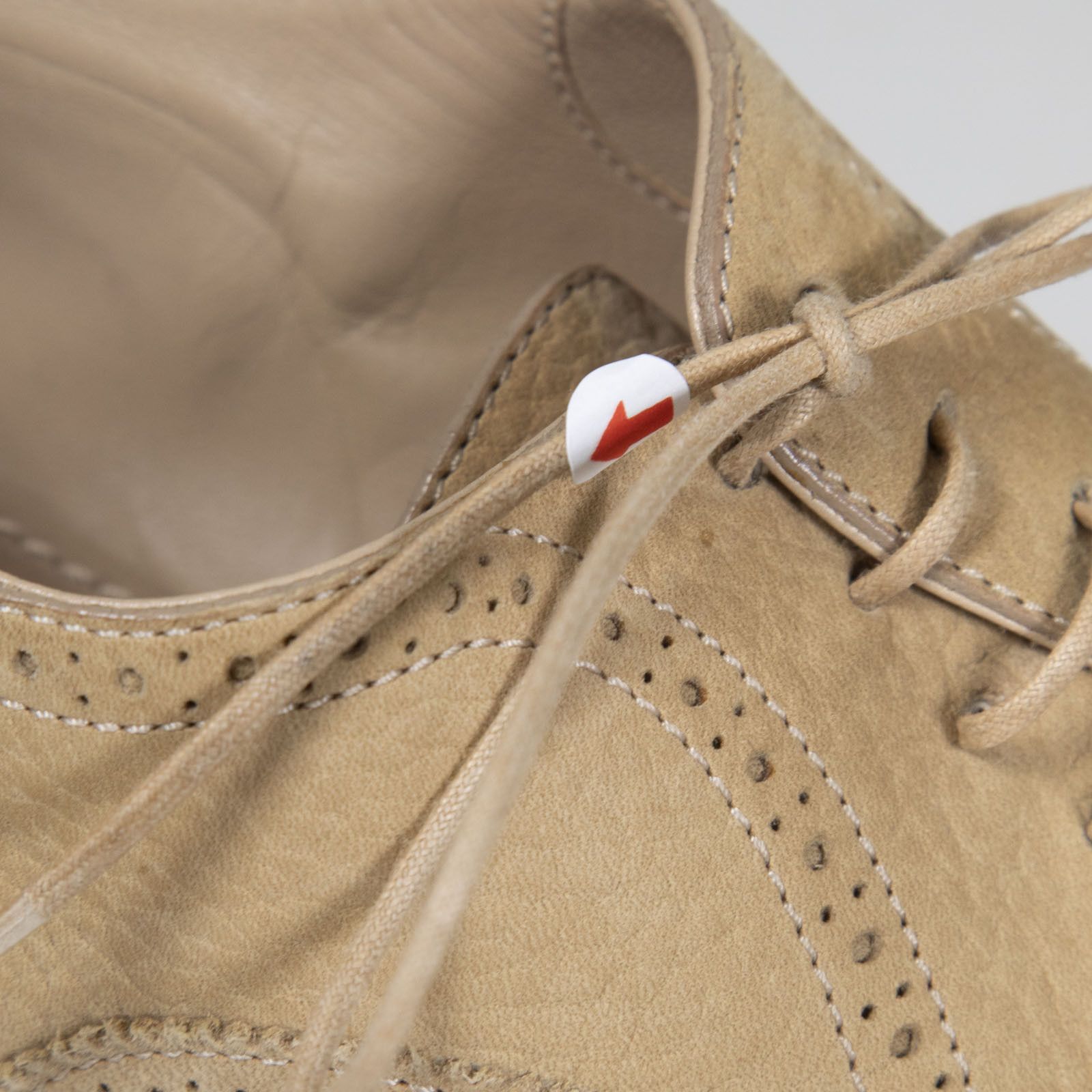 Louis Vuitton Beige Suede Leather Brogues Size US 7 / IT 37 - 12 Thumbnail