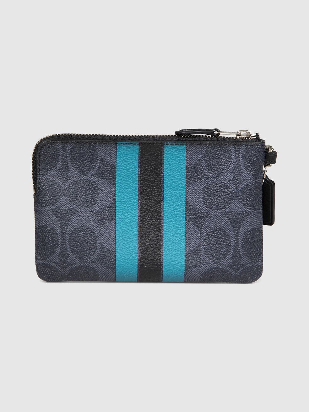 Coach Grey Varsity Stripe Wallet Size ONE SIZE - 3 Thumbnail