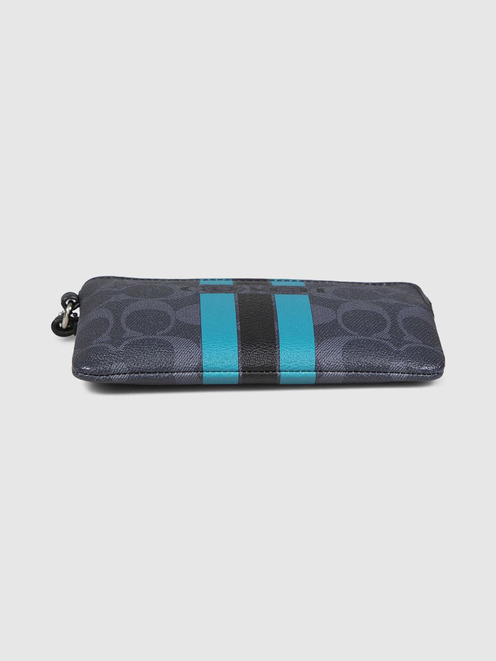 Coach Grey Varsity Stripe Wallet Size ONE SIZE - 4 Thumbnail