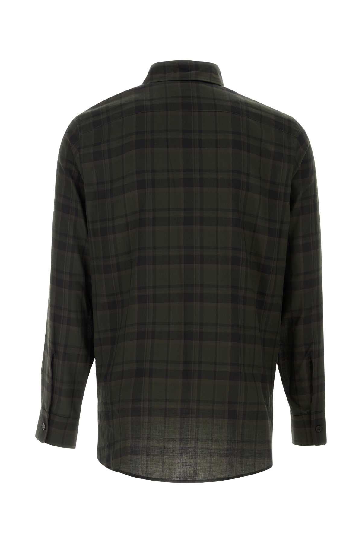 Saint Laurent Paris Embroidered Cotton Shirt Size US L / EU 52-54 / 3 - 2 Thumbnail