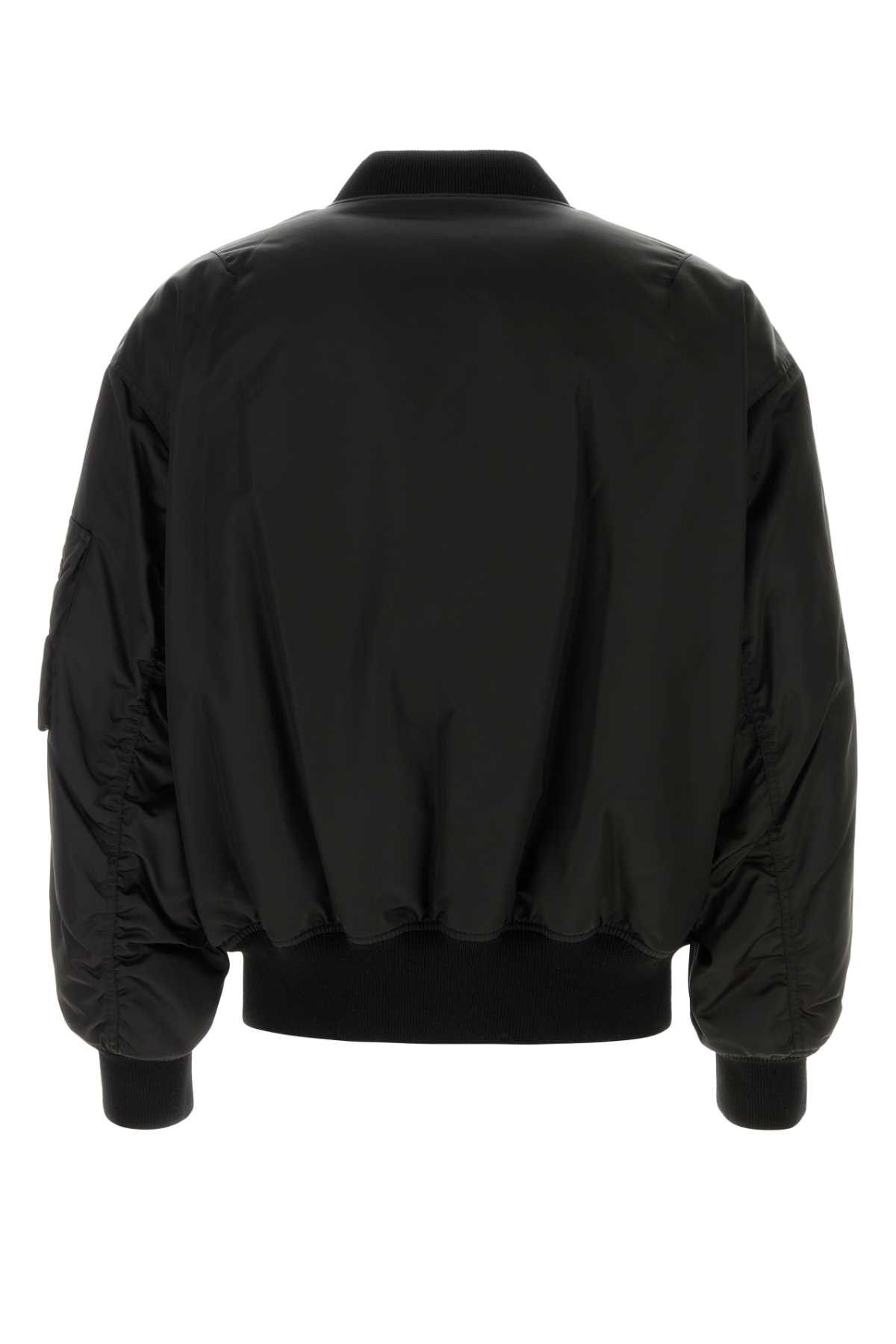 Saint Laurent Paris Black Nylon Bomber Jacket Size US L / EU 52-54 / 3 - 2 Thumbnail