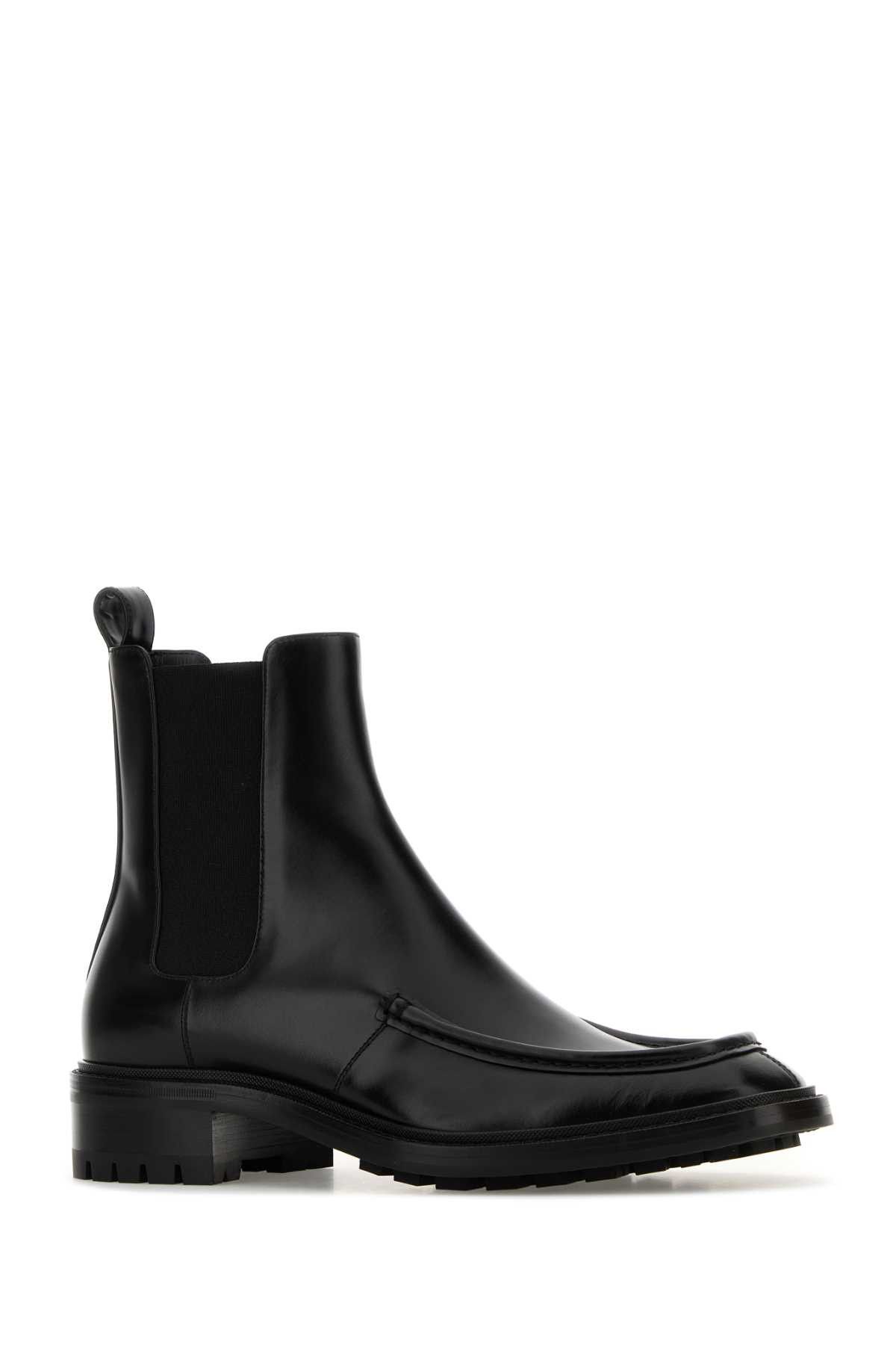 Saint Laurent Paris Black Leather Chelsea Joe Ankle Boots Size US 11 / EU 44 - 2 Thumbnail