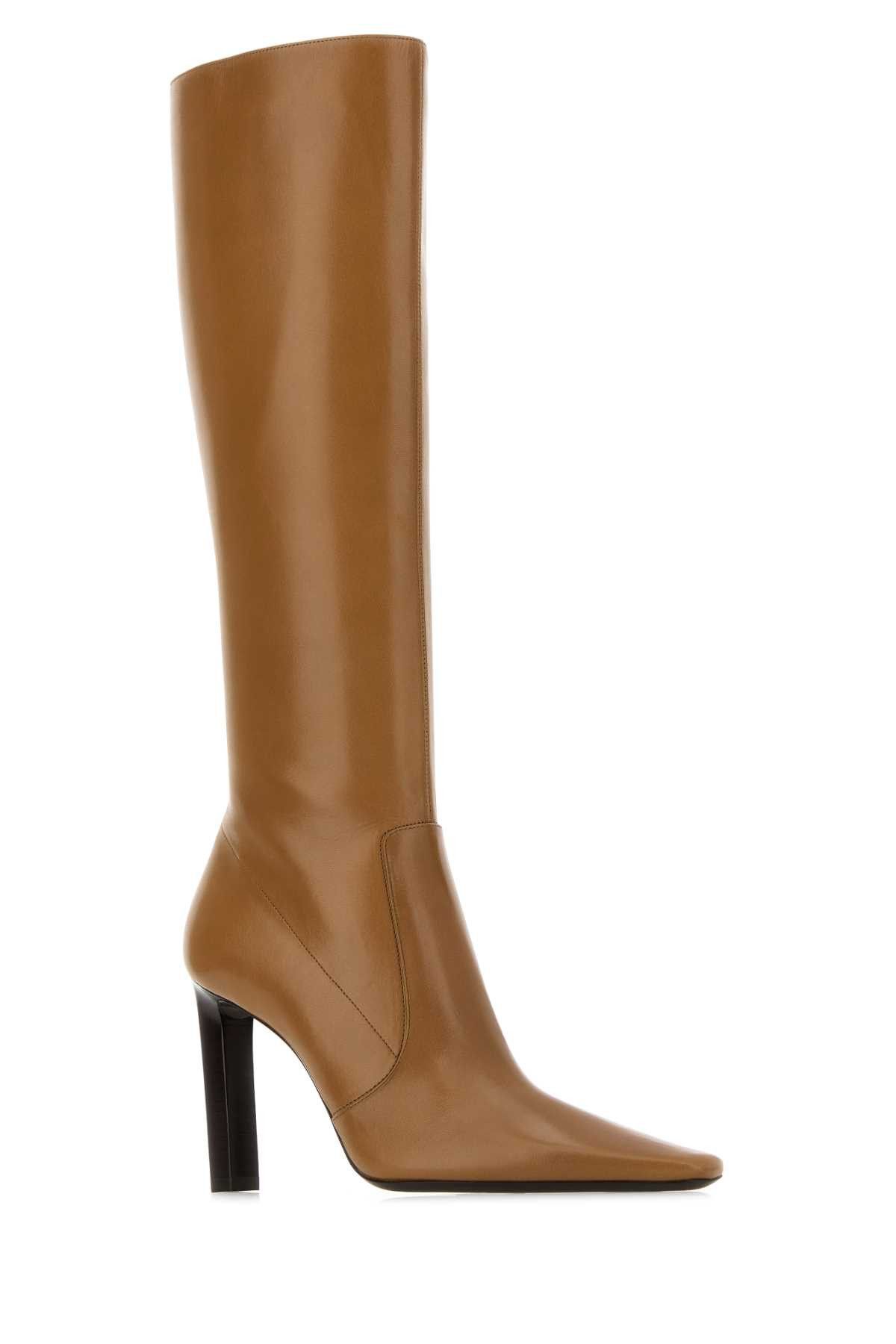Camel Leather Jerome Boots