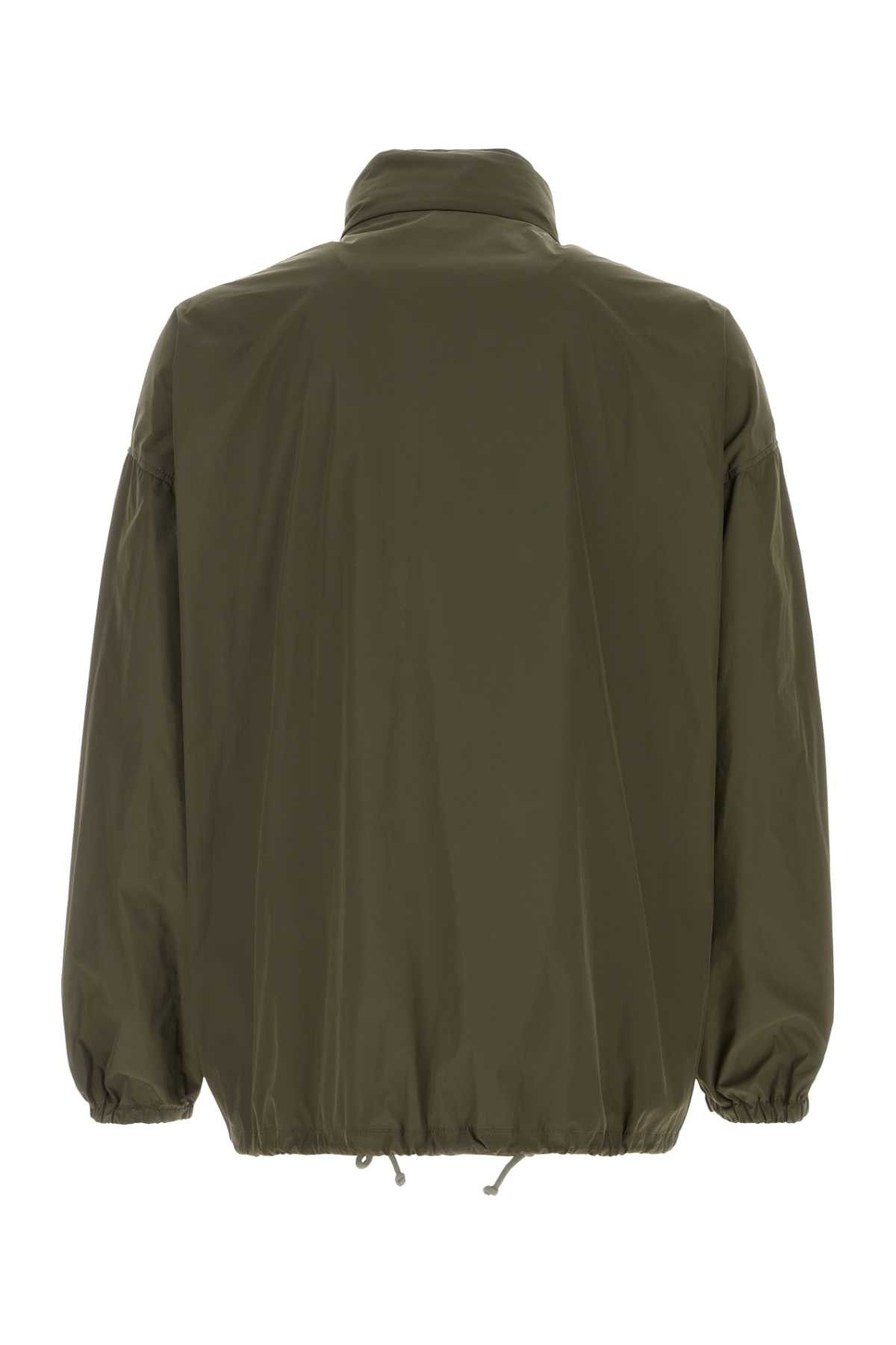 Saint Laurent Paris Army Green Polyester Windbreaker Size US XXL / EU 58 / 5 - 2 Thumbnail