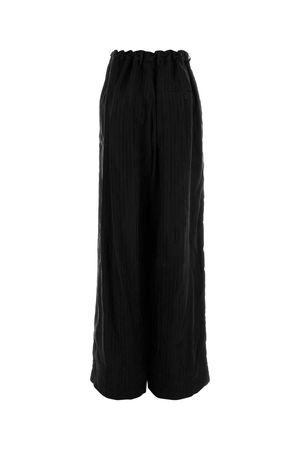 Balenciaga Black Cupro Pyjama Pant Size 28" / US 6 / IT 42 - 2 Thumbnail