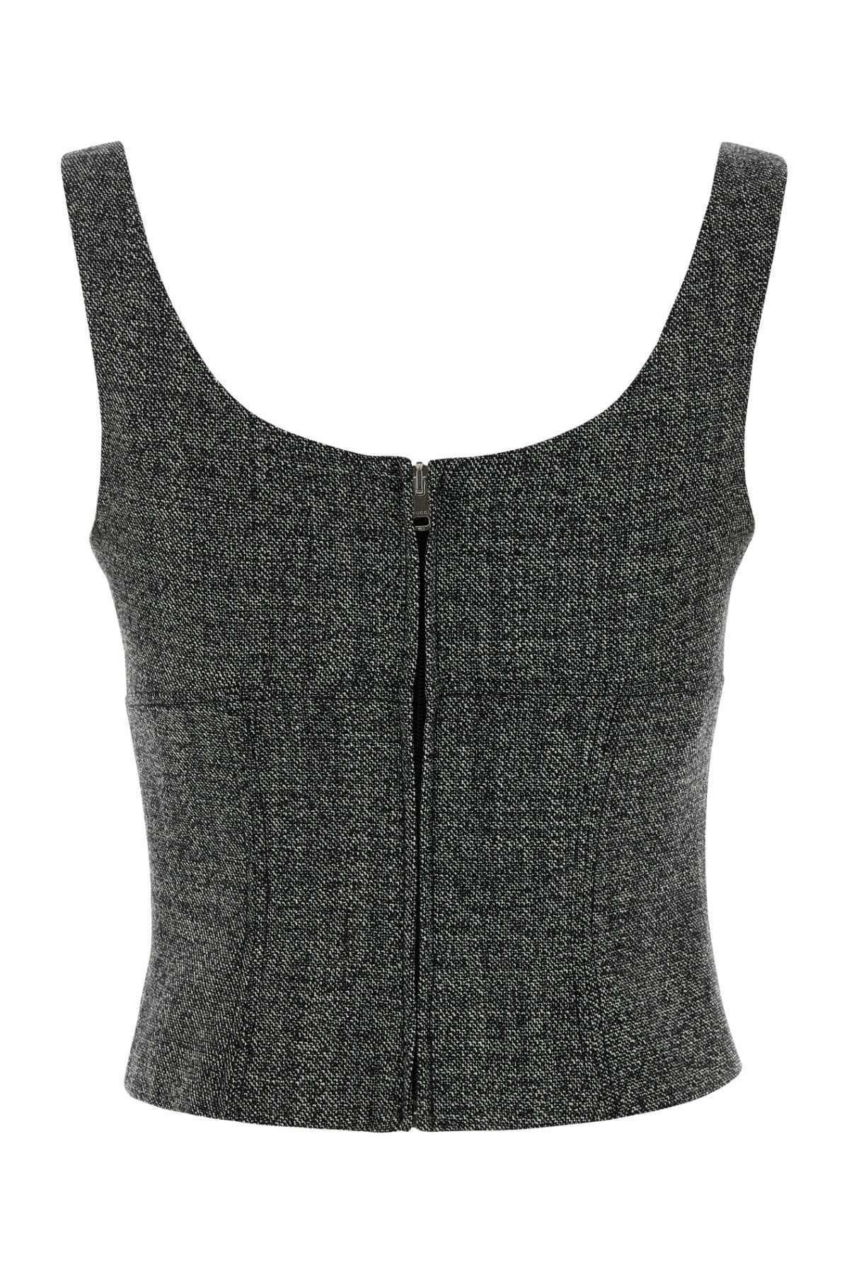 Gucci Two-Tone Wool Tank Top Size S / US 4 / IT 40 - 2 Thumbnail