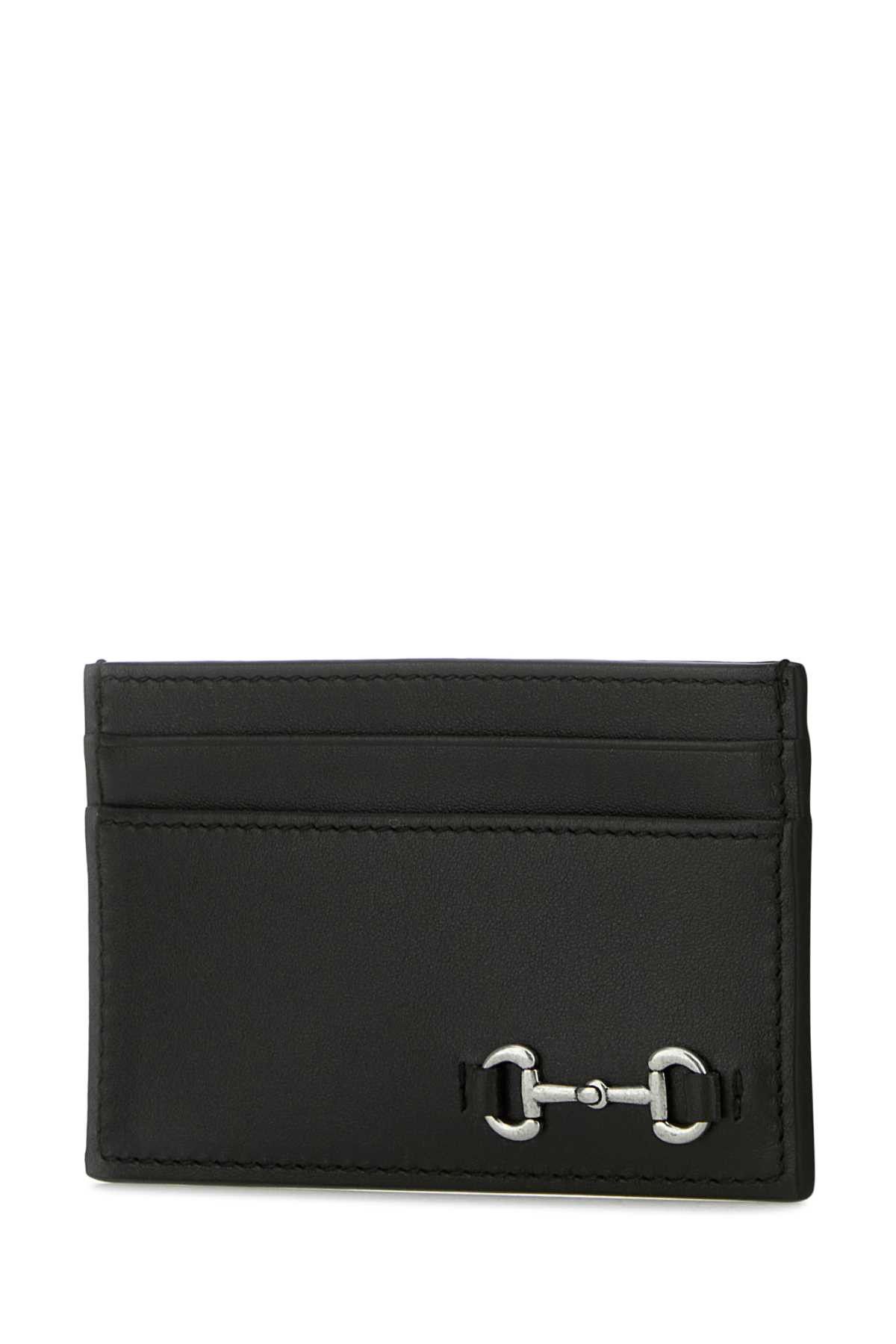 Gucci Black Leather Card Holder Size ONE SIZE - 2 Thumbnail