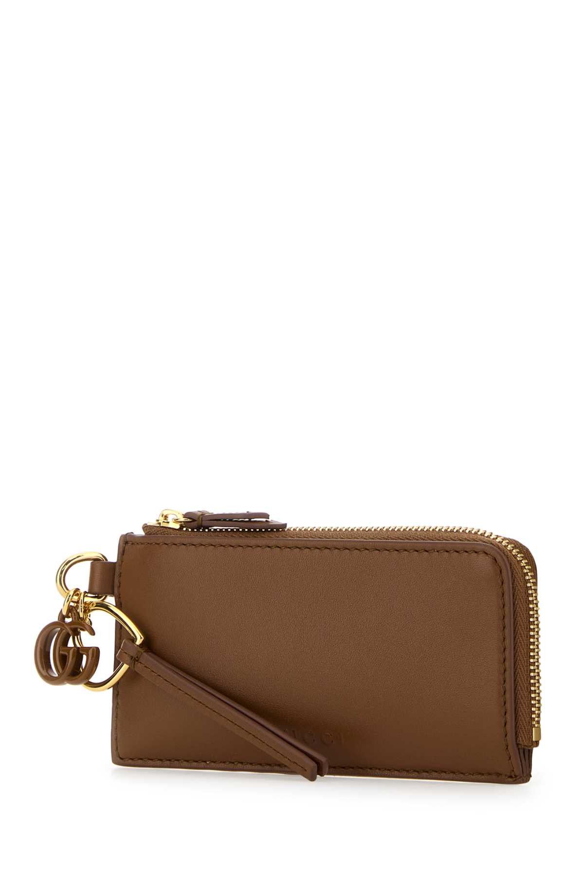 Gucci Caramel Leather Card Holder Size ONE SIZE - 2 Thumbnail