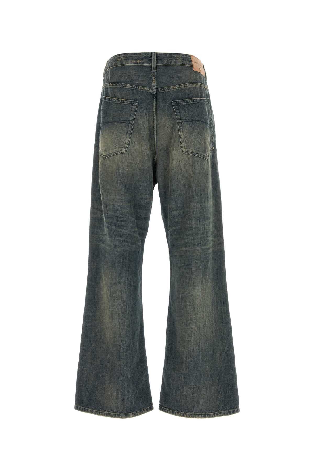 Balenciaga Denim Wide-Leg Jeans Size US 32 / EU 48 - 2 Thumbnail