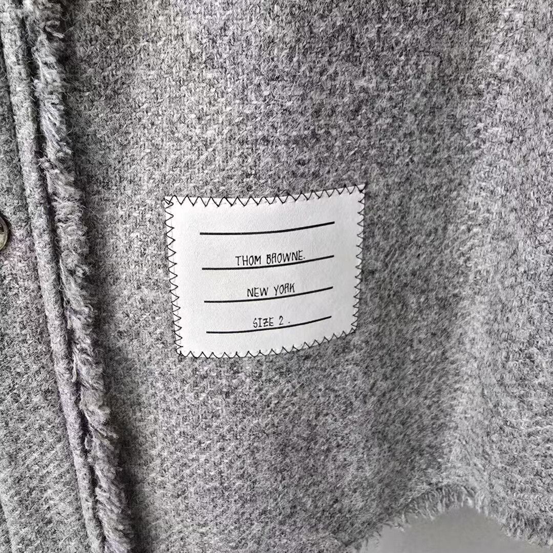 Thom Browne thom browne black gray wool jacket Size US S / EU 44-46 / 1 - 3 Thumbnail