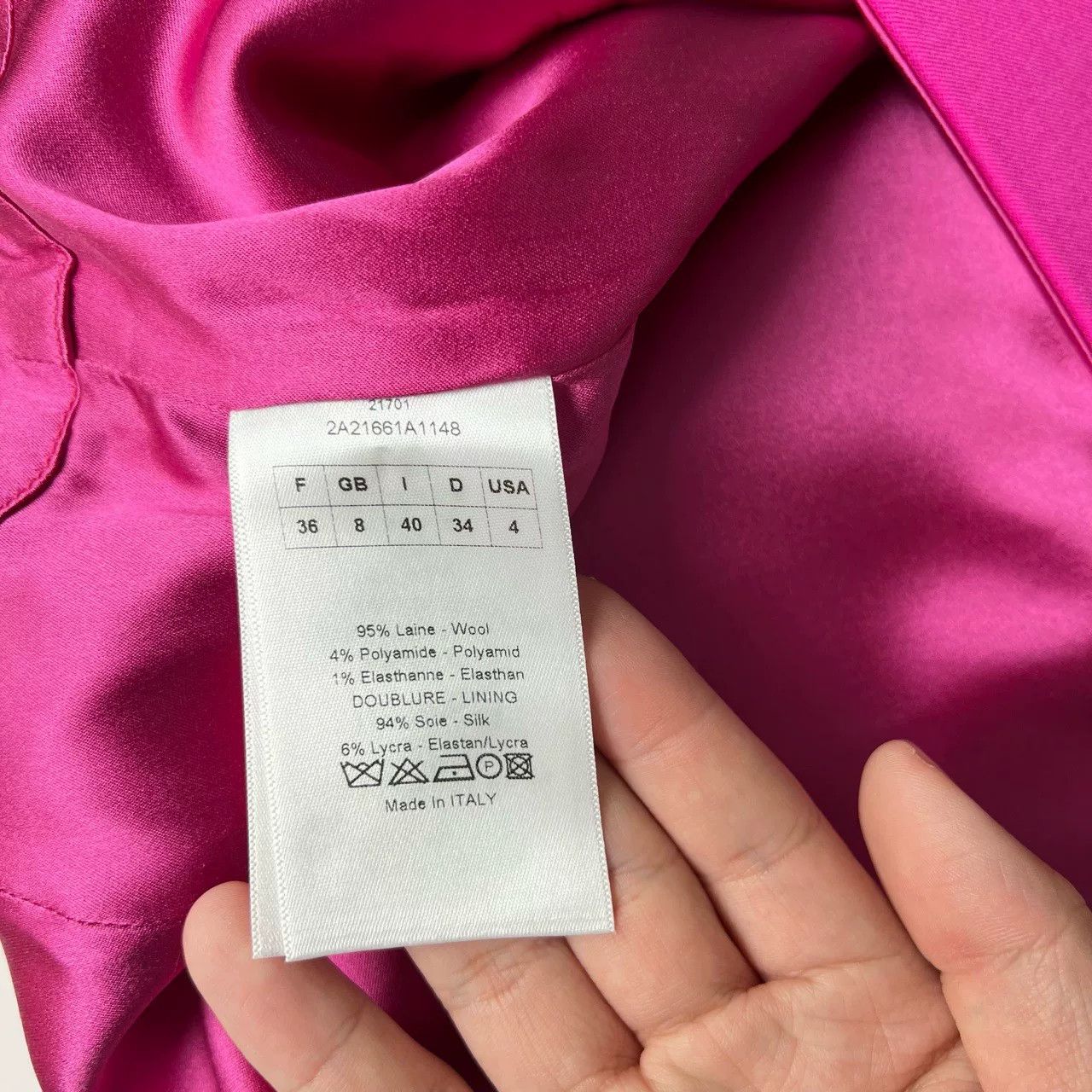 Dior Dior Pink Sleeveless Wool Dress Size 36 Size S / US 4 / IT 40 - 6 Thumbnail