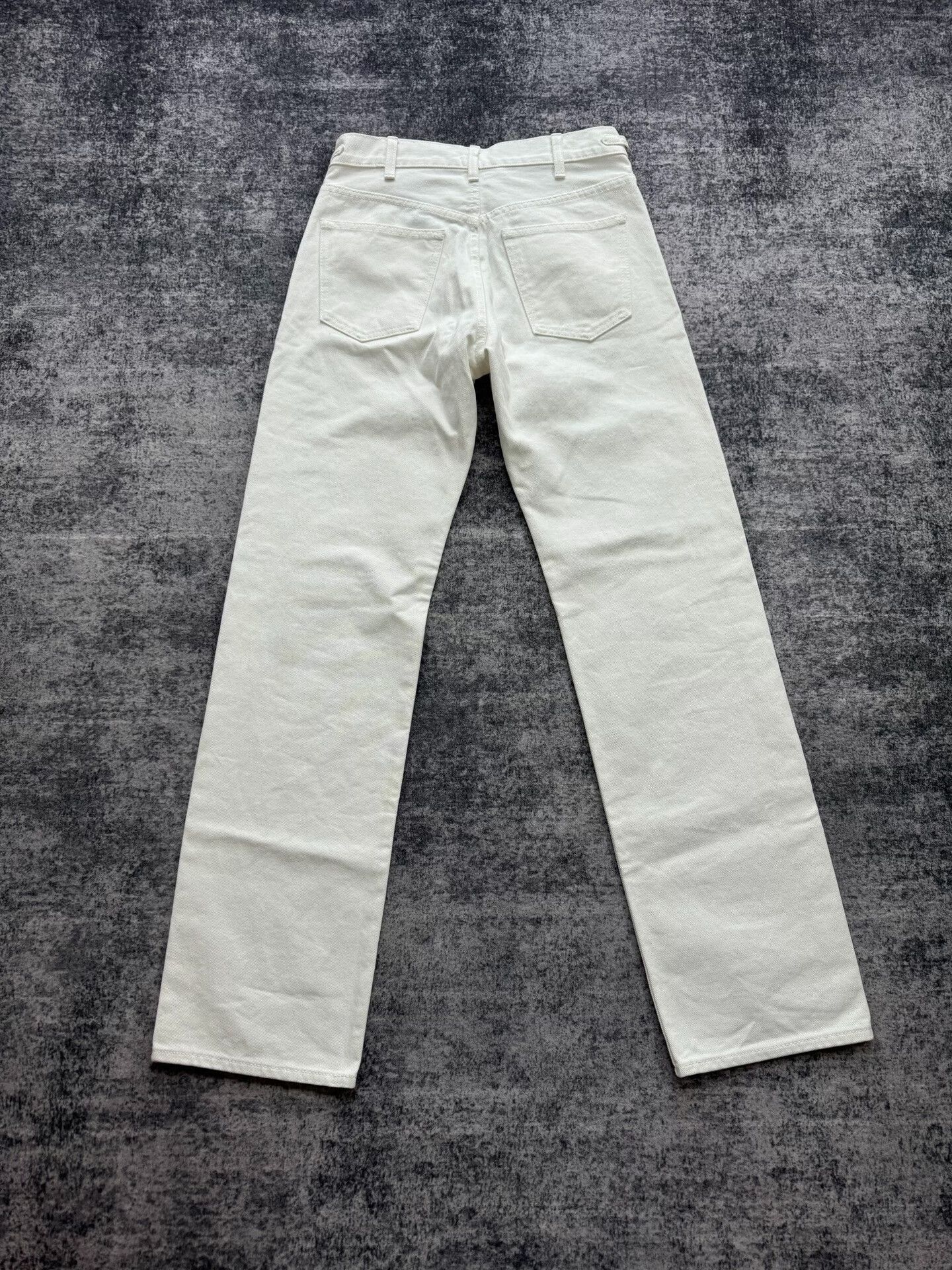 Celine celine white chain straight leg jeans Size 25" / US 0 / IT 36 - 2 Thumbnail
