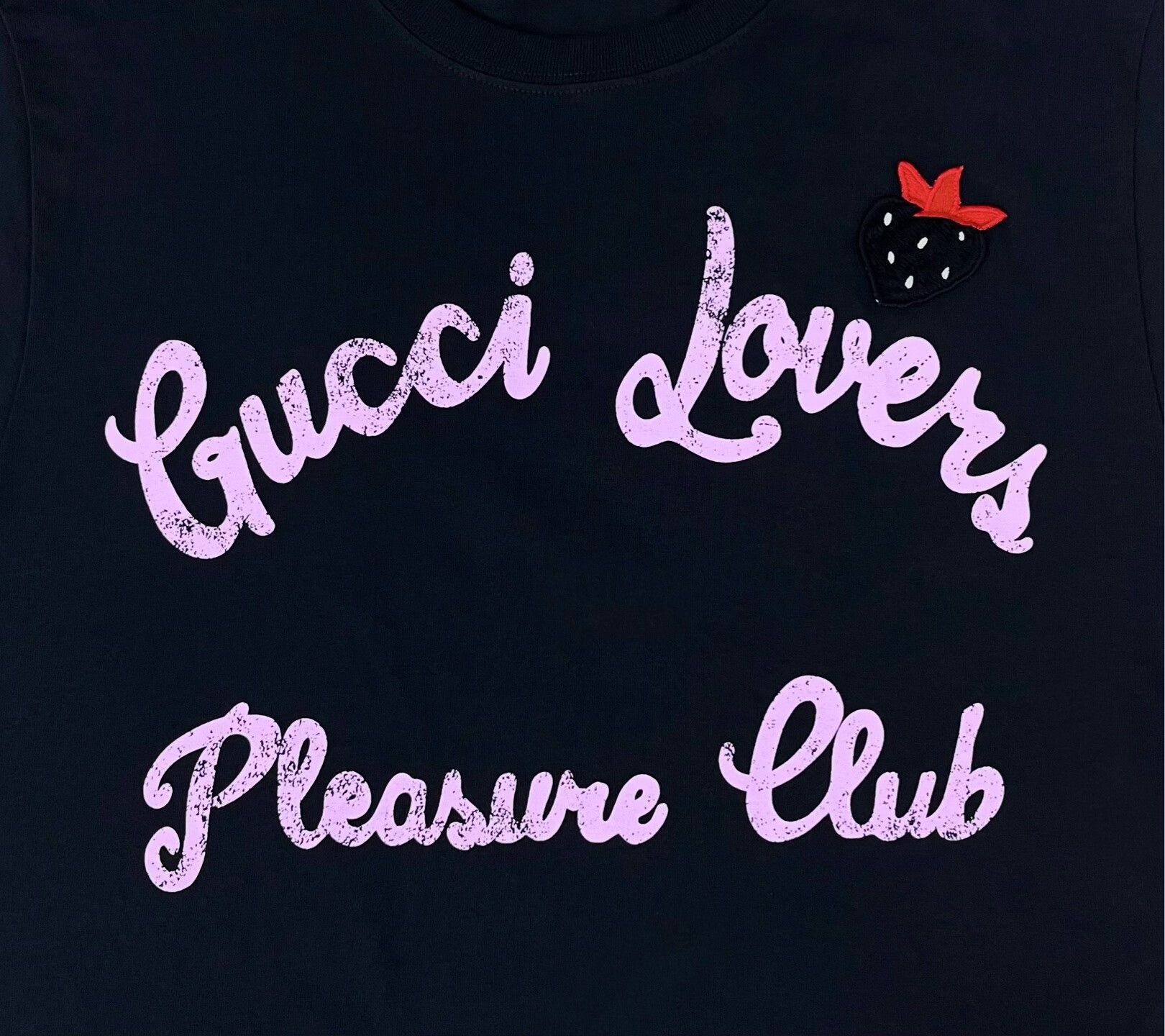Gucci gucci black embroidered strawberry short sleeve Size XXS / US 00 / IT 34 - 3 Thumbnail