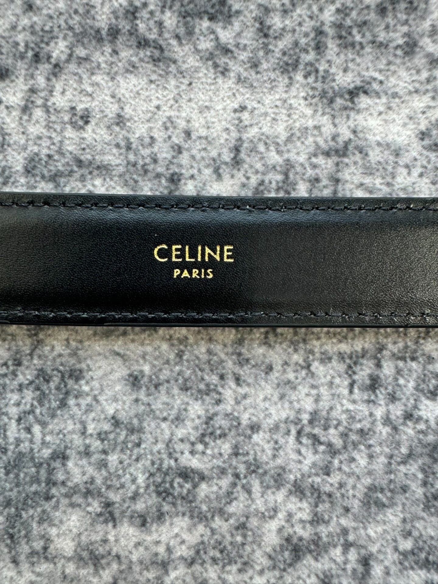 Celine celine triumph belt with gold buckle Size ONE SIZE - 5 Thumbnail