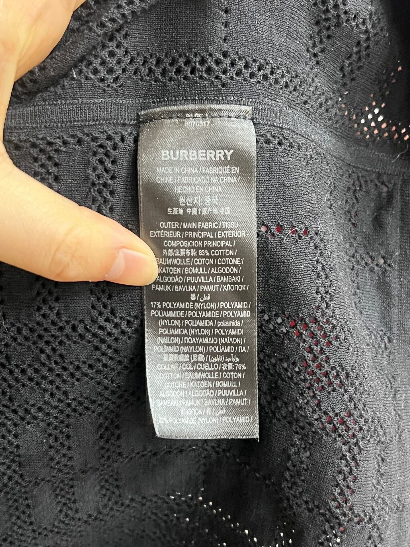 Burberry burberry check short sleeve top Size S / US 4 / IT 40 - 4 Thumbnail