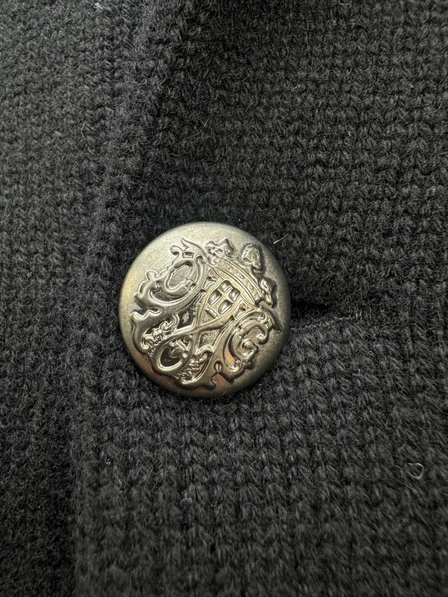 Dolce & Gabbana D&G Black Crown Bee Embroidered Cashmere Cardigan Size US L / EU 52-54 / 3 - 4 Thumbnail