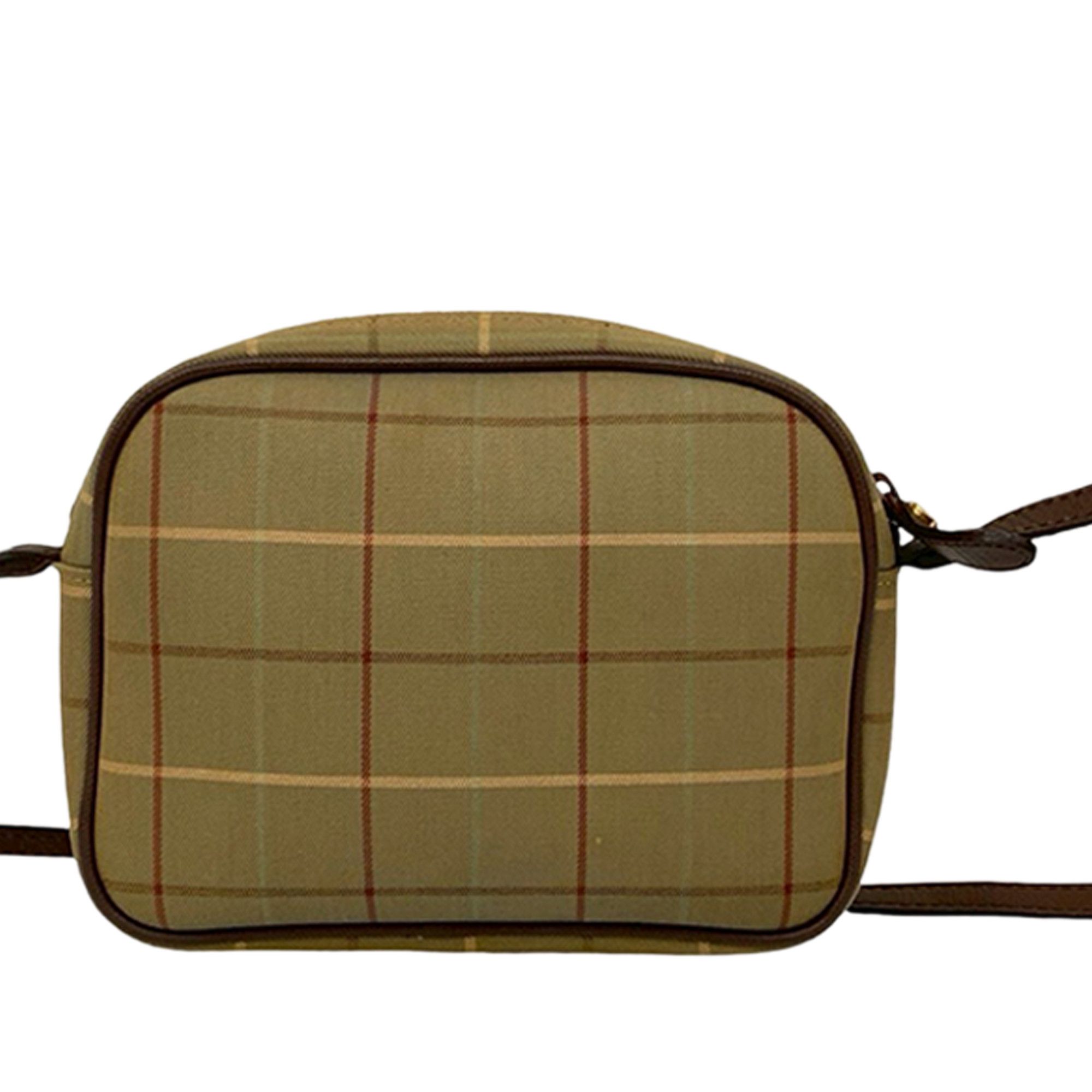 Burberry Burberry Vintage Check Canvas Crossbody Size ONE SIZE - 4 Thumbnail