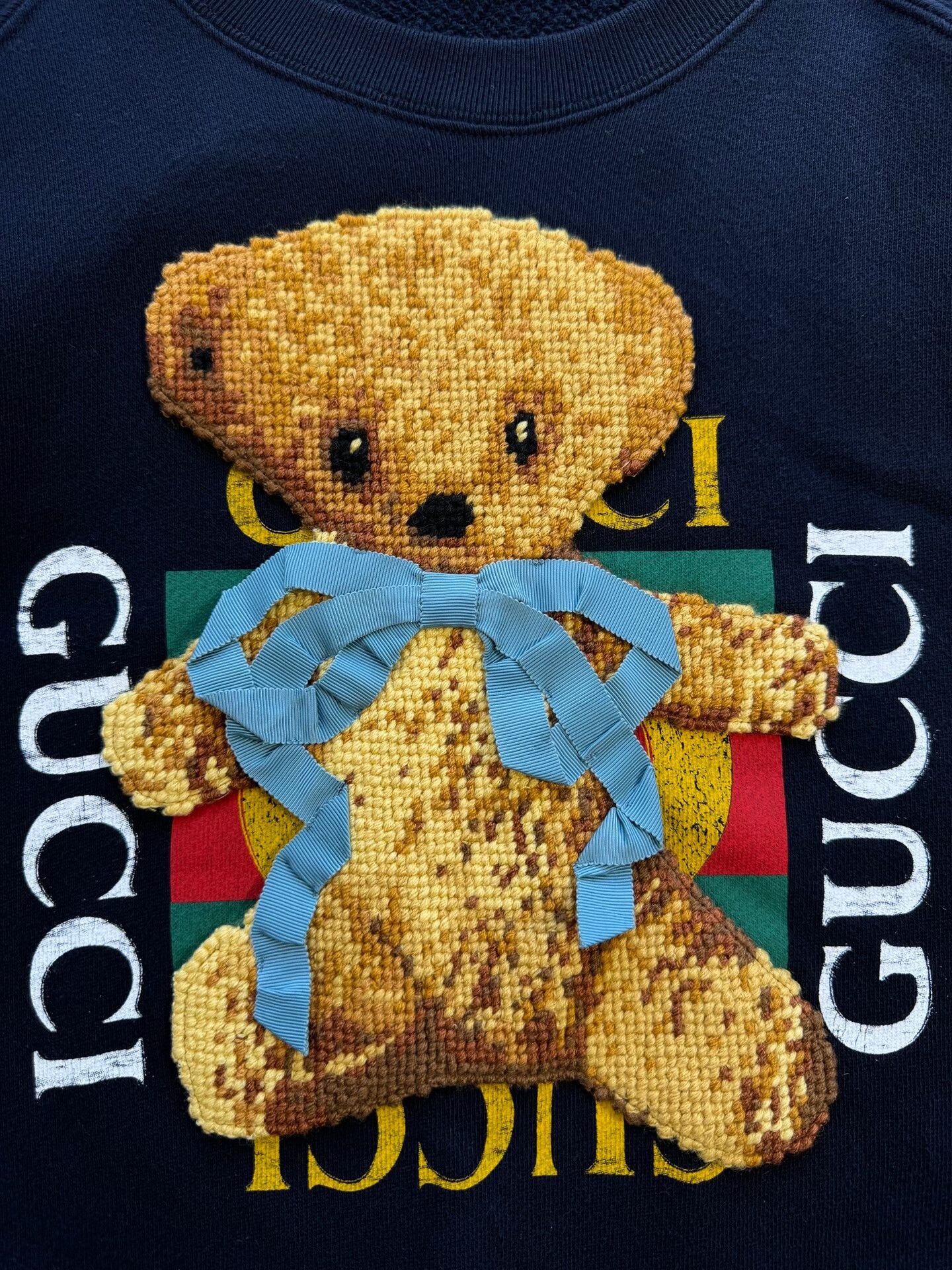 Gucci gucci navy blue bear sweatshirt size S Size US S / EU 44-46 / 1 - 4 Thumbnail