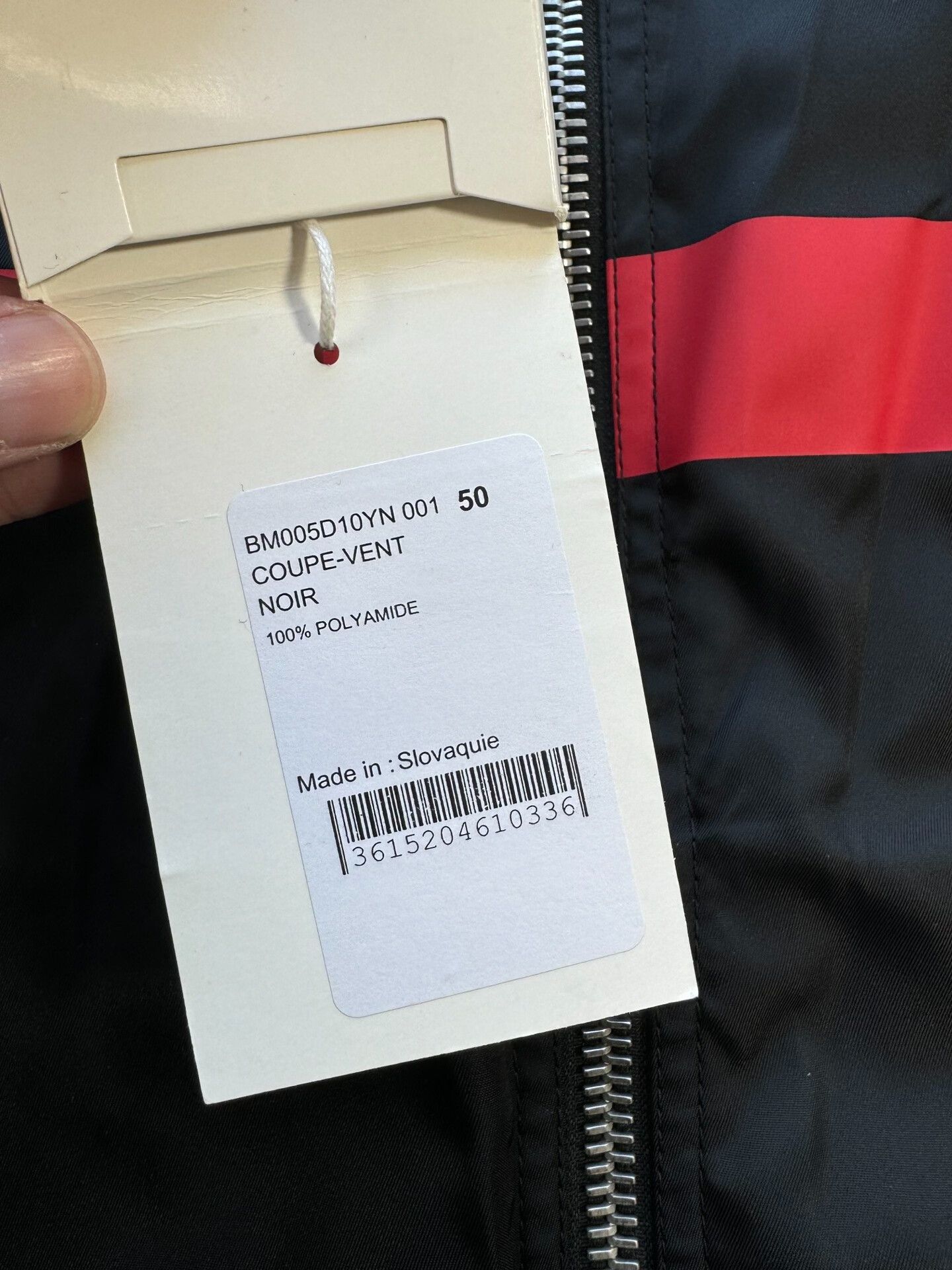 Givenchy Givenchy Black and Red Hooded Jacket Size US L / EU 52-54 / 3 - 4 Thumbnail