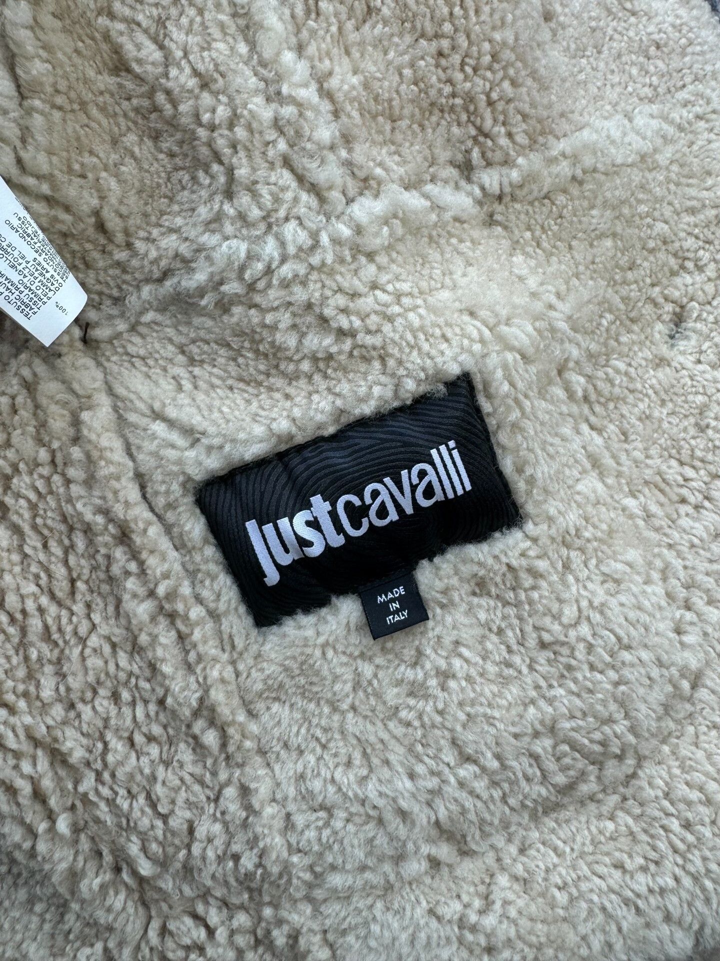 Just Cavalli Jus Cavalli Fur Collar Shearling Coat Size US XXL / EU 58 / 5 - 6 Thumbnail