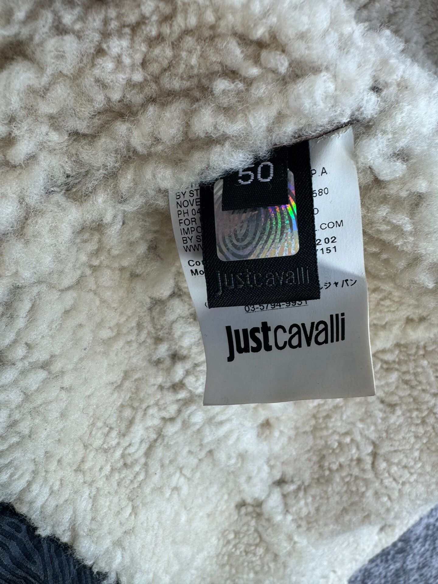 Just Cavalli Jus Cavalli Fur Collar Shearling Coat Size US XXL / EU 58 / 5 - 8 Thumbnail