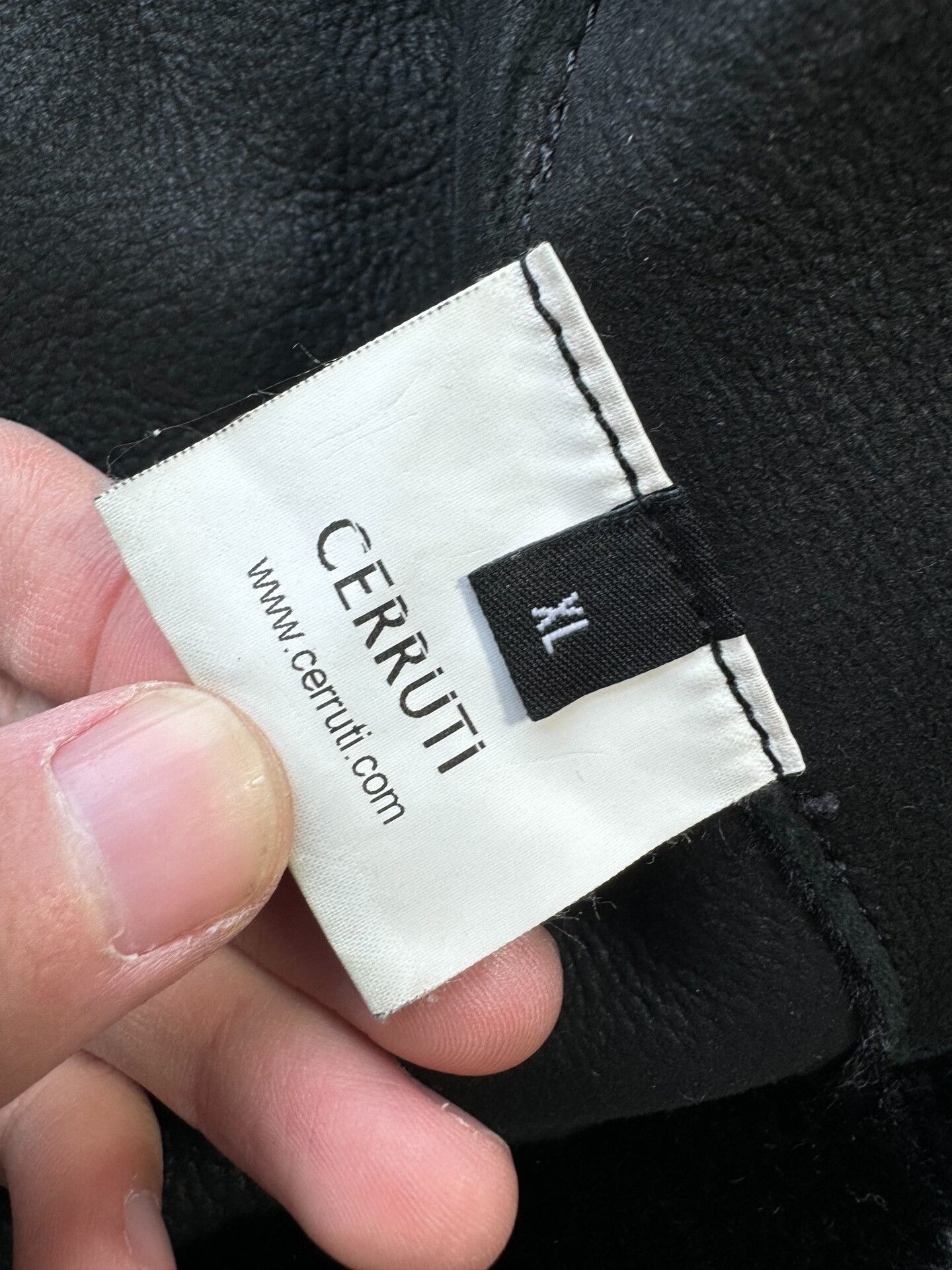 Cerruti 1881 cerruti shearling effect zip-up jacket Size US XL / EU 56 / 4 - 5 Thumbnail