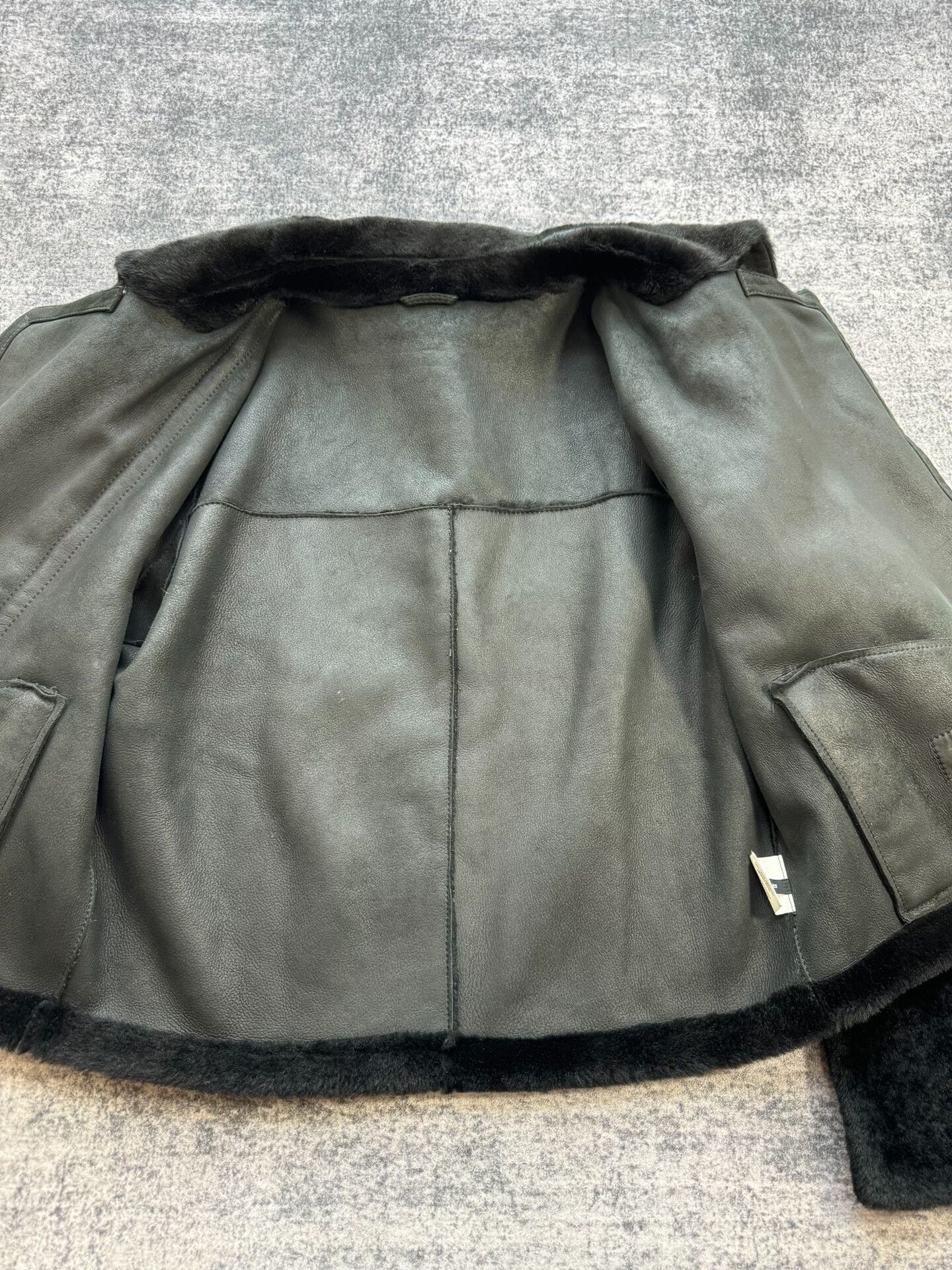 Cerruti 1881 cerruti shearling effect zip-up jacket Size US XL / EU 56 / 4 - 7 Thumbnail