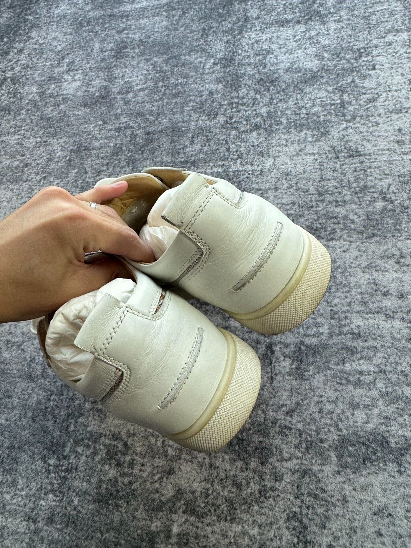 Christian Louboutin Christian Louboutin White Studded Sneakers Size US 10 / IT 40 - 5 Thumbnail