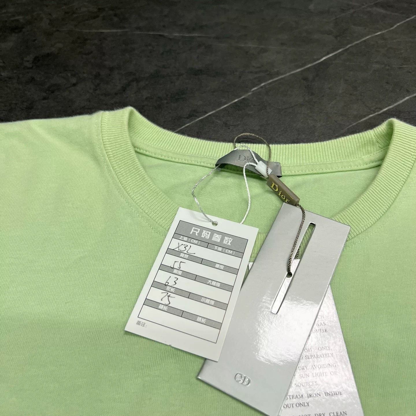 Dior dior green embroidered short sleeve shirt Size US XXL / EU 58 / 5 - 4 Thumbnail