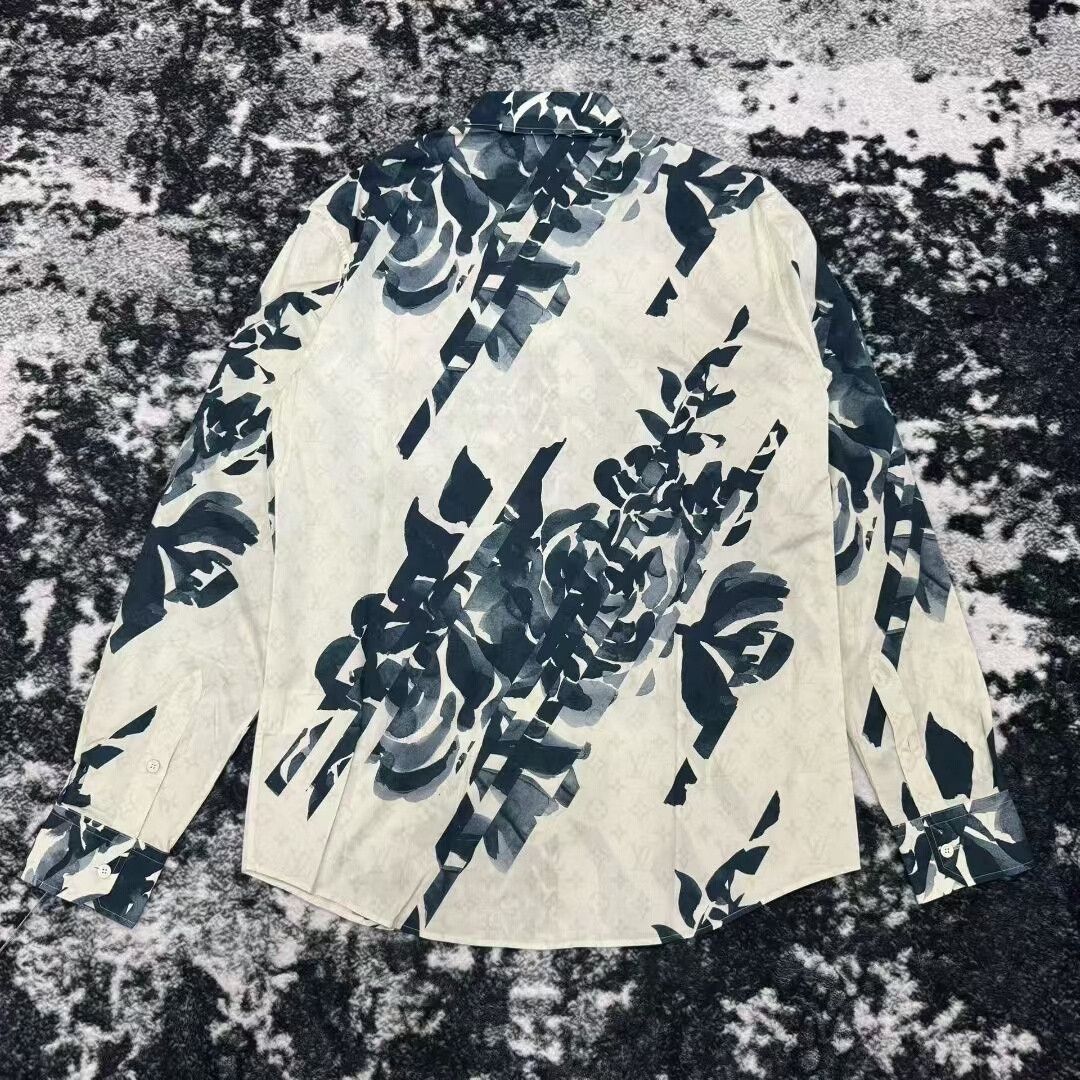 Louis Vuitton louis vuitton floral print long sleeve shirt Size US L / EU 52-54 / 3 - 2 Thumbnail