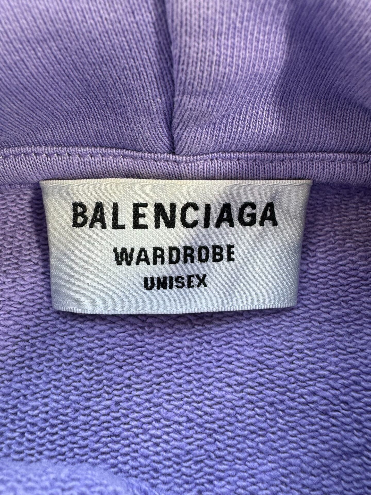 Balenciaga balenciaga lilac logo embroidered hoodie Size US S / EU 44-46 / 1 - 4 Thumbnail