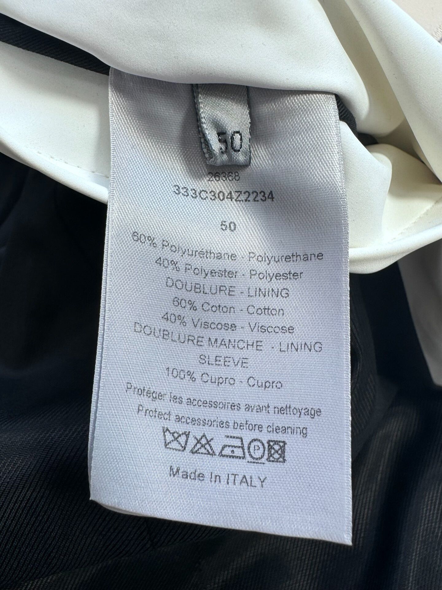 Dior Dior Black and White Color Block Trench Coat Size XL / US 12-14 / IT 48-50 - 9 Thumbnail