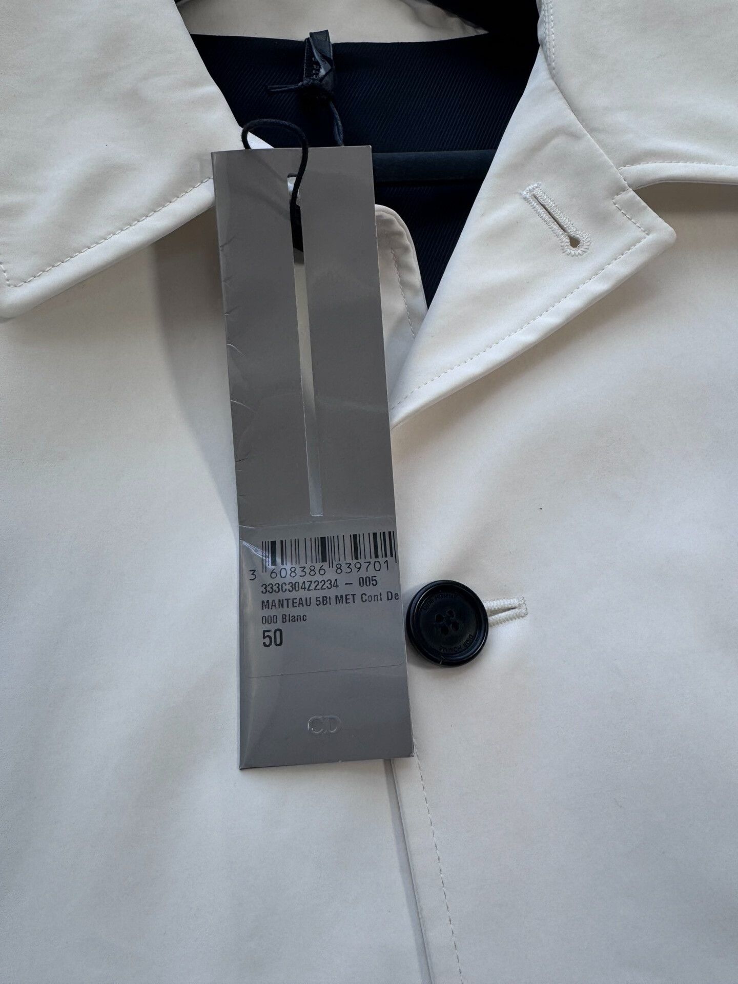 Dior Dior Black and White Color Block Trench Coat Size XL / US 12-14 / IT 48-50 - 3 Thumbnail