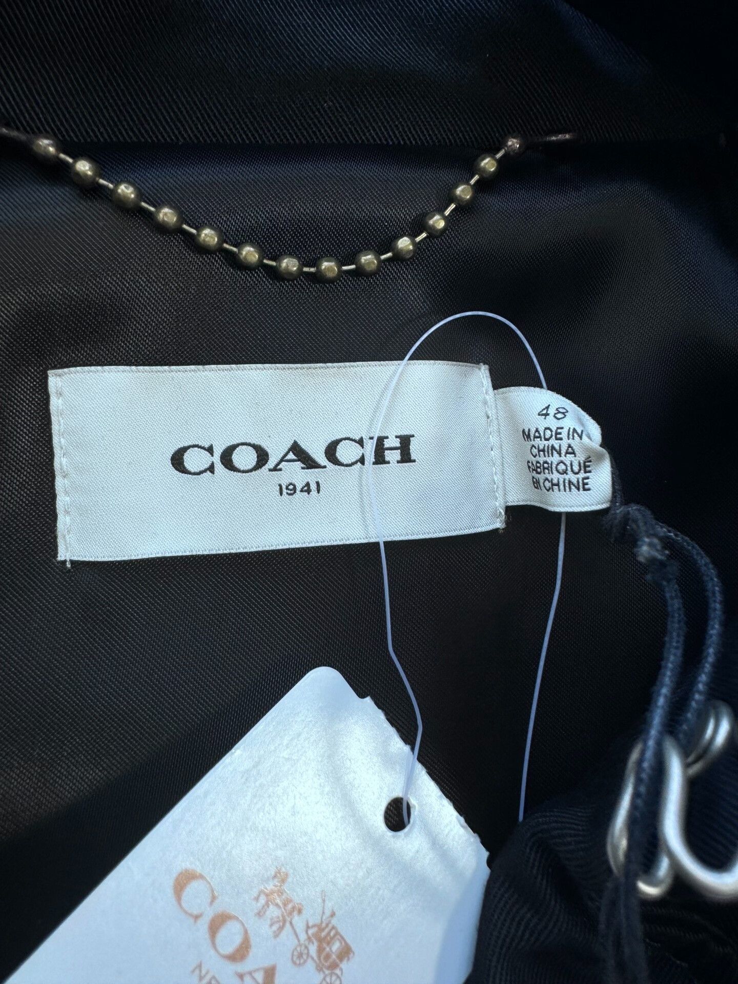 Coach coach black and white trench coat Size US L / EU 52-54 / 3 - 3 Thumbnail