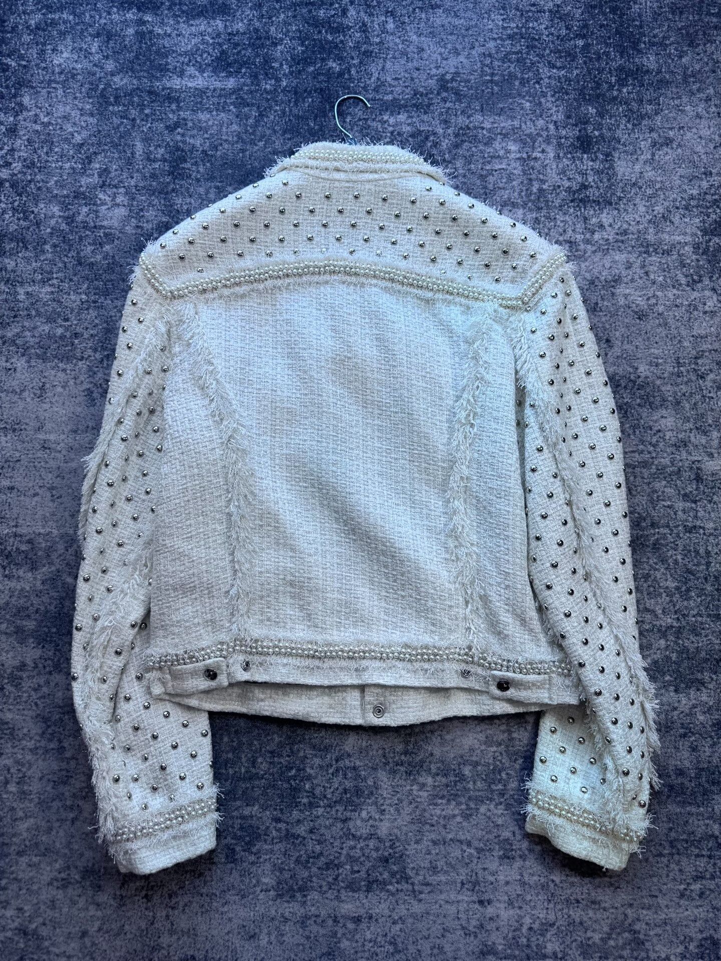 Faith Connexion Faith Connexion Pearl Embellished Jacket Size M / US 6-8 / IT 42-44 - 2 Thumbnail