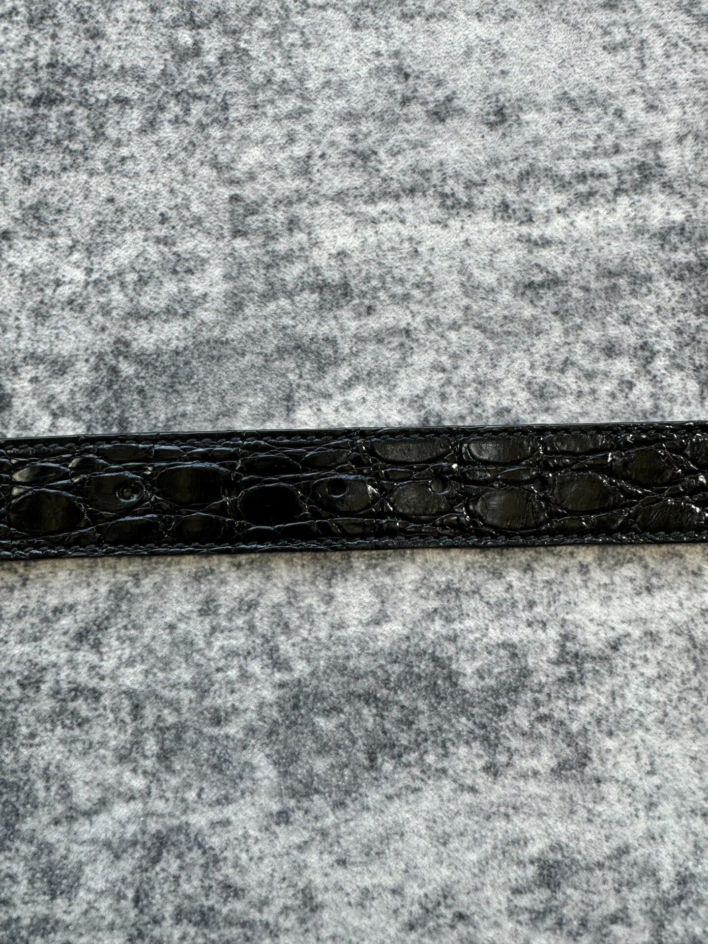 Gucci gucci crocodile leather belt with silver buckle Size ONE SIZE - 3 Thumbnail