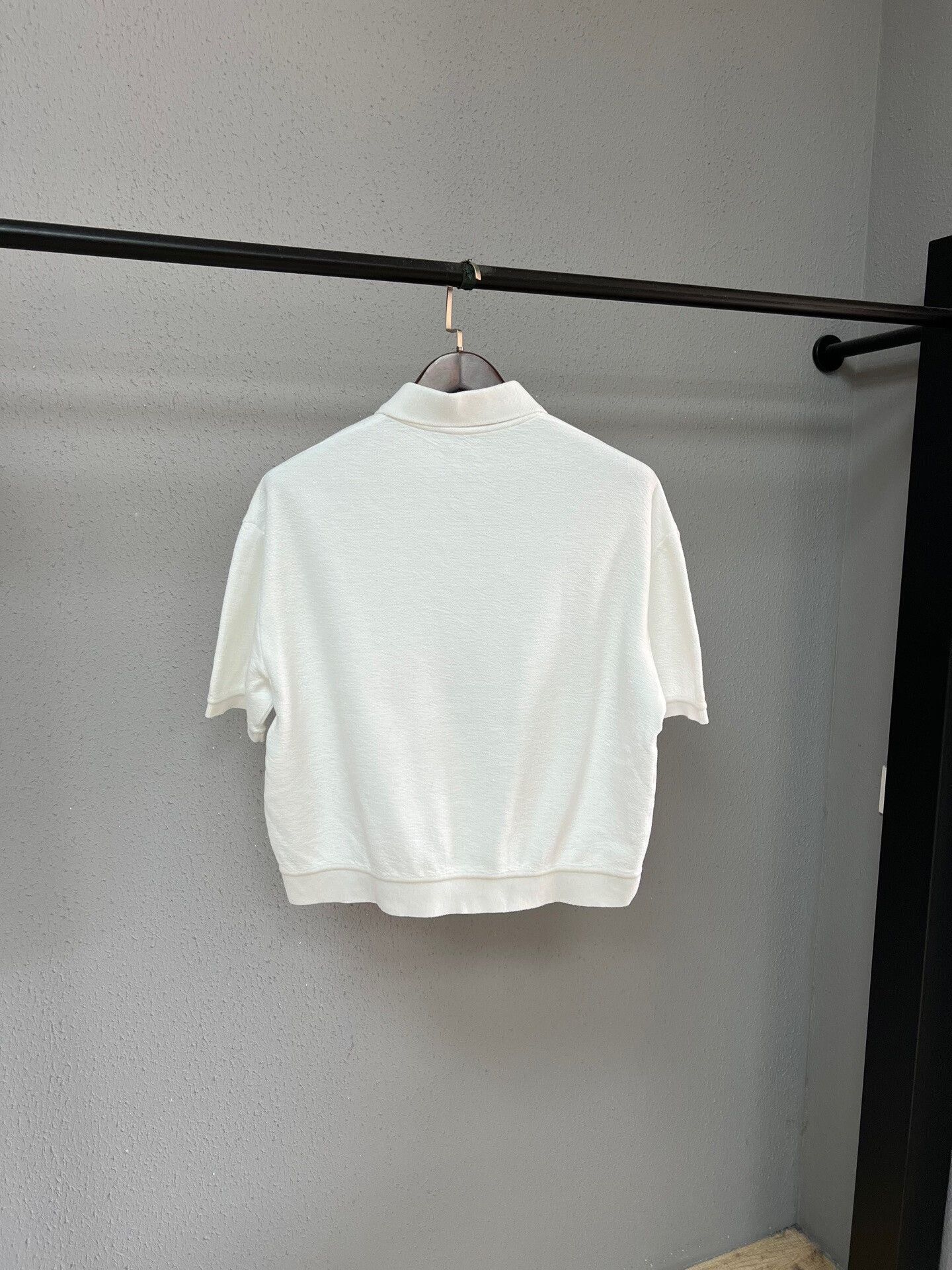 Loro Piana Loro Piana Women's White Polo Shirt Size L / US 10 / IT 46 - 2 Thumbnail