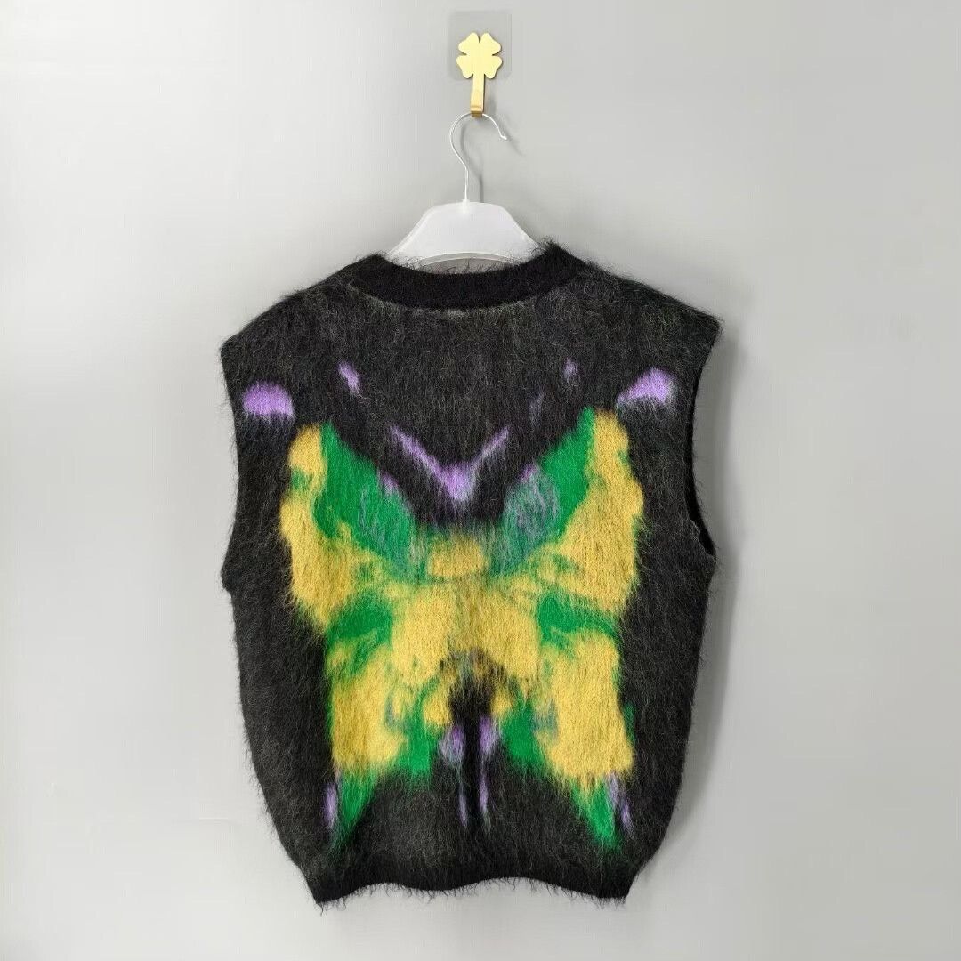 Louis Vuitton louis vuitton butterfly pattern mohair vest Size S / US 4 / IT 40 - 2 Thumbnail